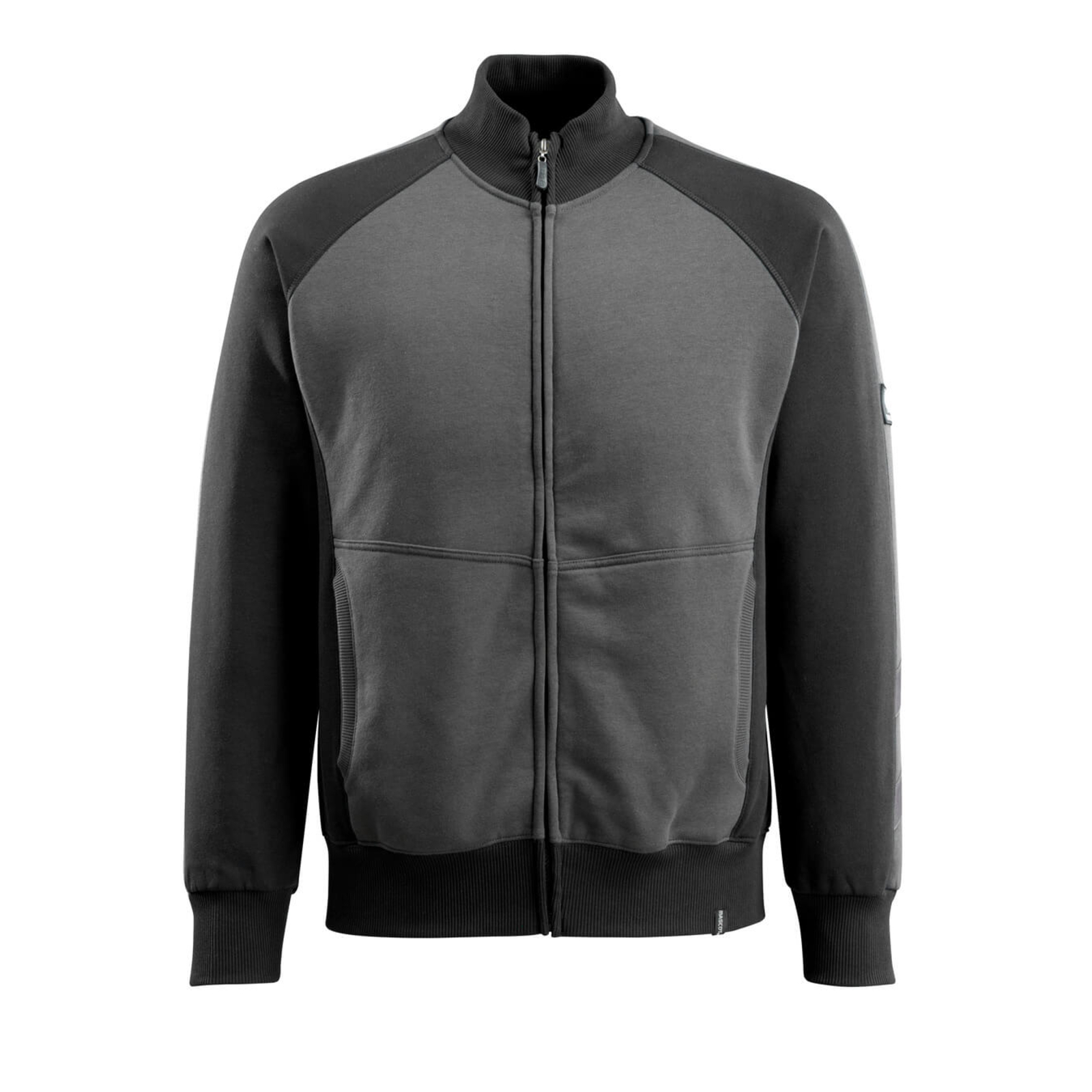Sweatshirt zippé UNIQUE Anthracite foncé/Noir MASCOT - 50565-963-1809