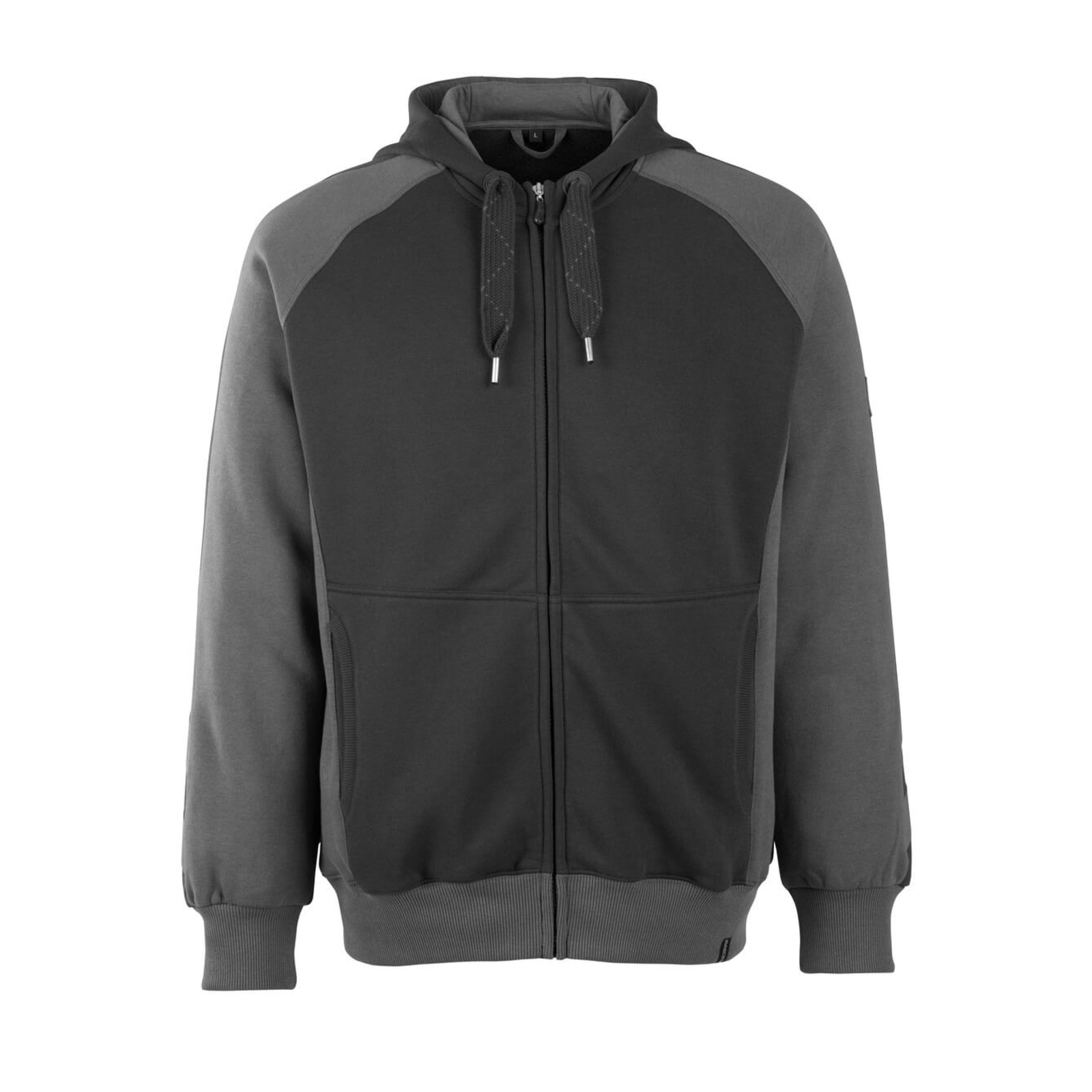Sweat capuche zippé UNIQUE Noir/Anthracite foncé MASCOT - 50566-963-0918