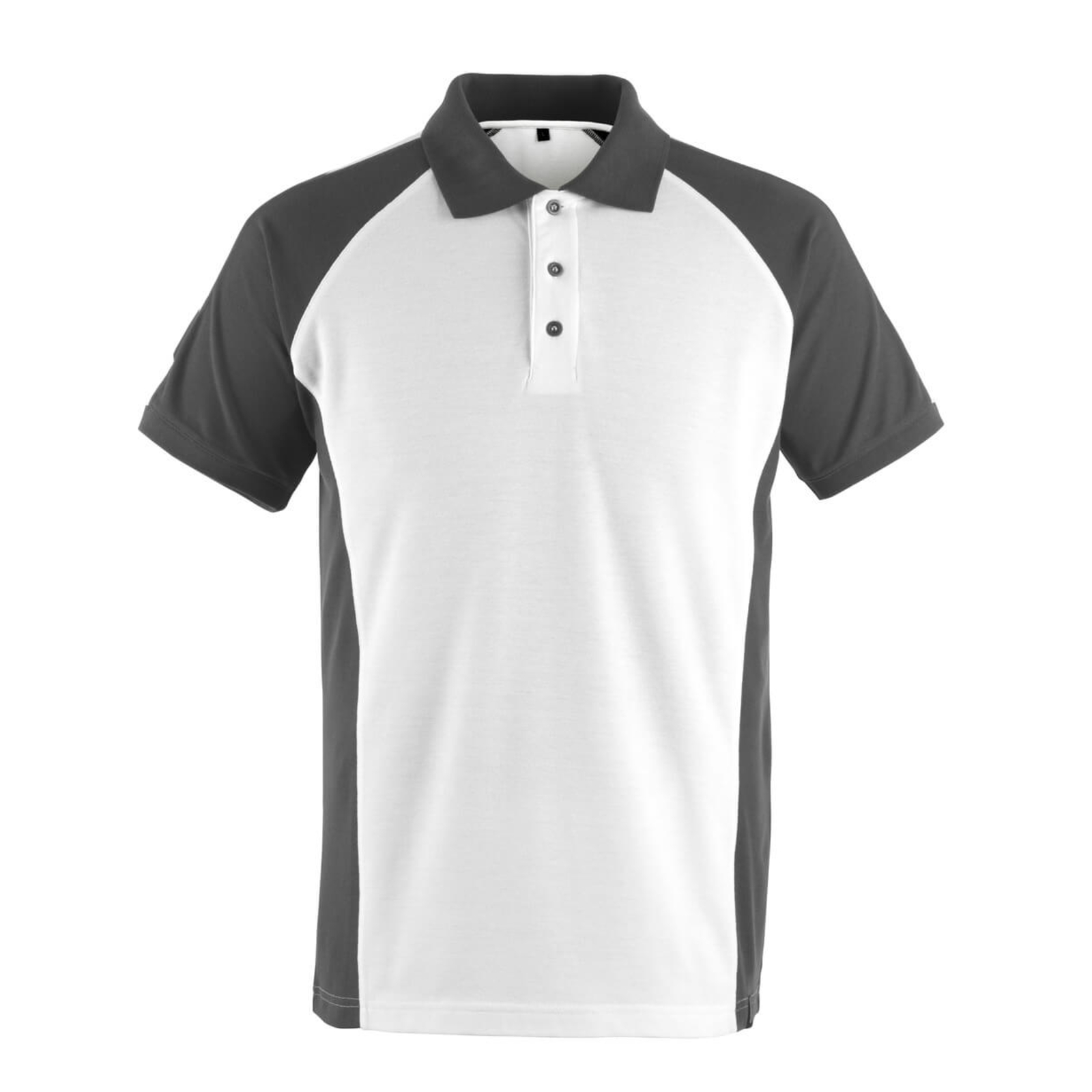 Polo UNIQUE Blanc/Anthracite foncé MASCOT - 50569-961-0618
