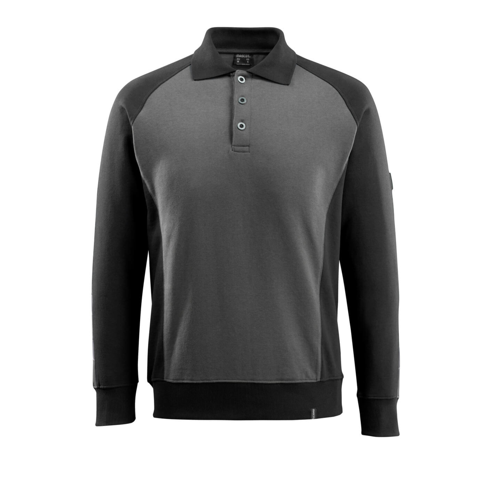 Sweatshirt polo UNIQUE Anthracite foncé/Noir MASCOT - 50610-962-1809