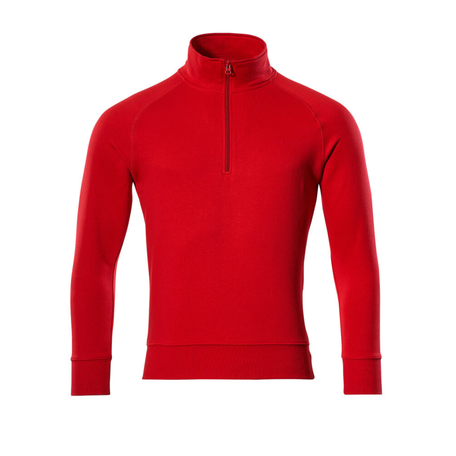 Sweatshirt demi-zippé CROSSOVER Rouge trafic MASCOT - 50611-971-202