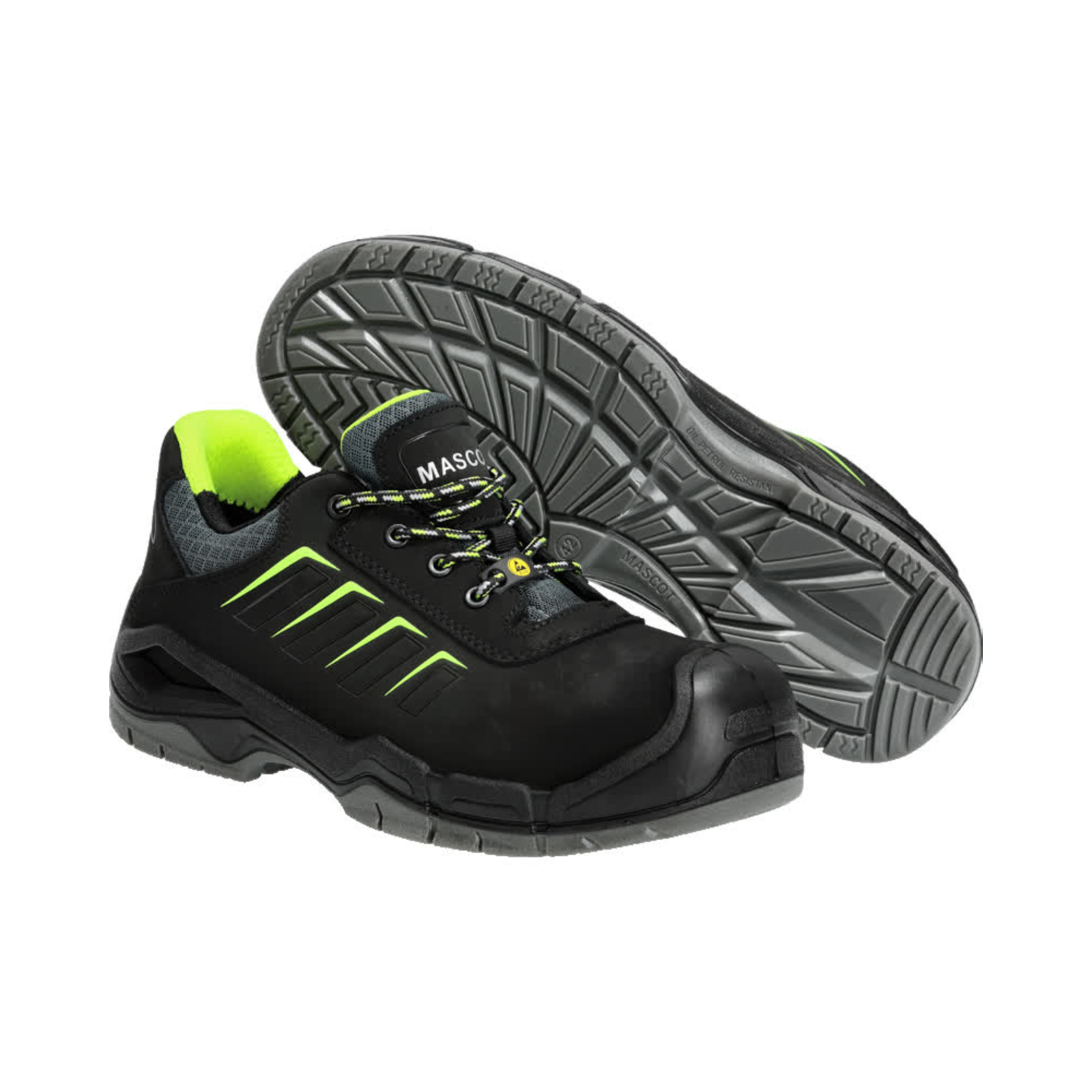 Chaussures de sécurité basses Noir Mont Blanc S3S Cuir MASCOT - F0110-937-09