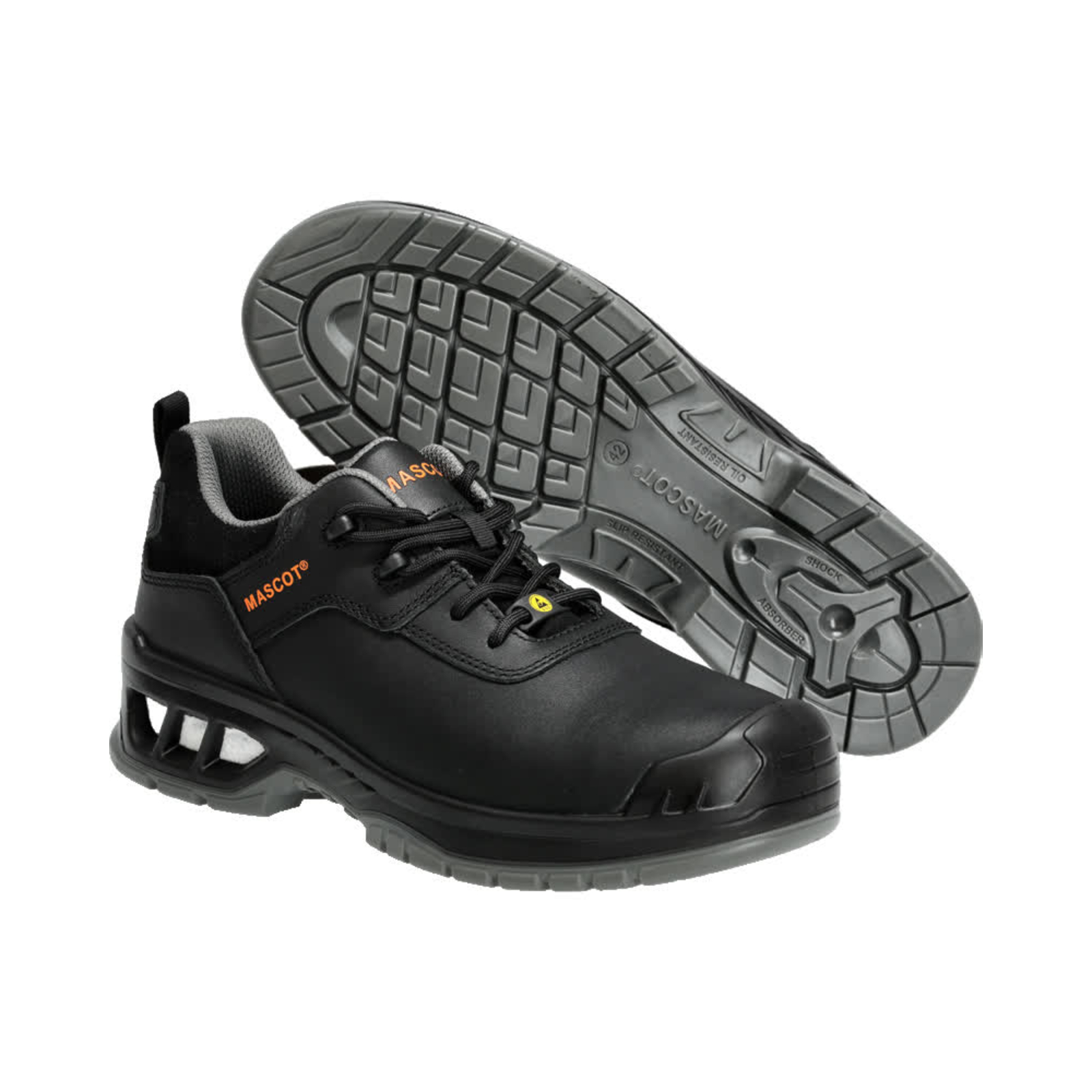 Chaussures de sécurité basses Noir S3S Cuir MASCOT - F0134-902-09