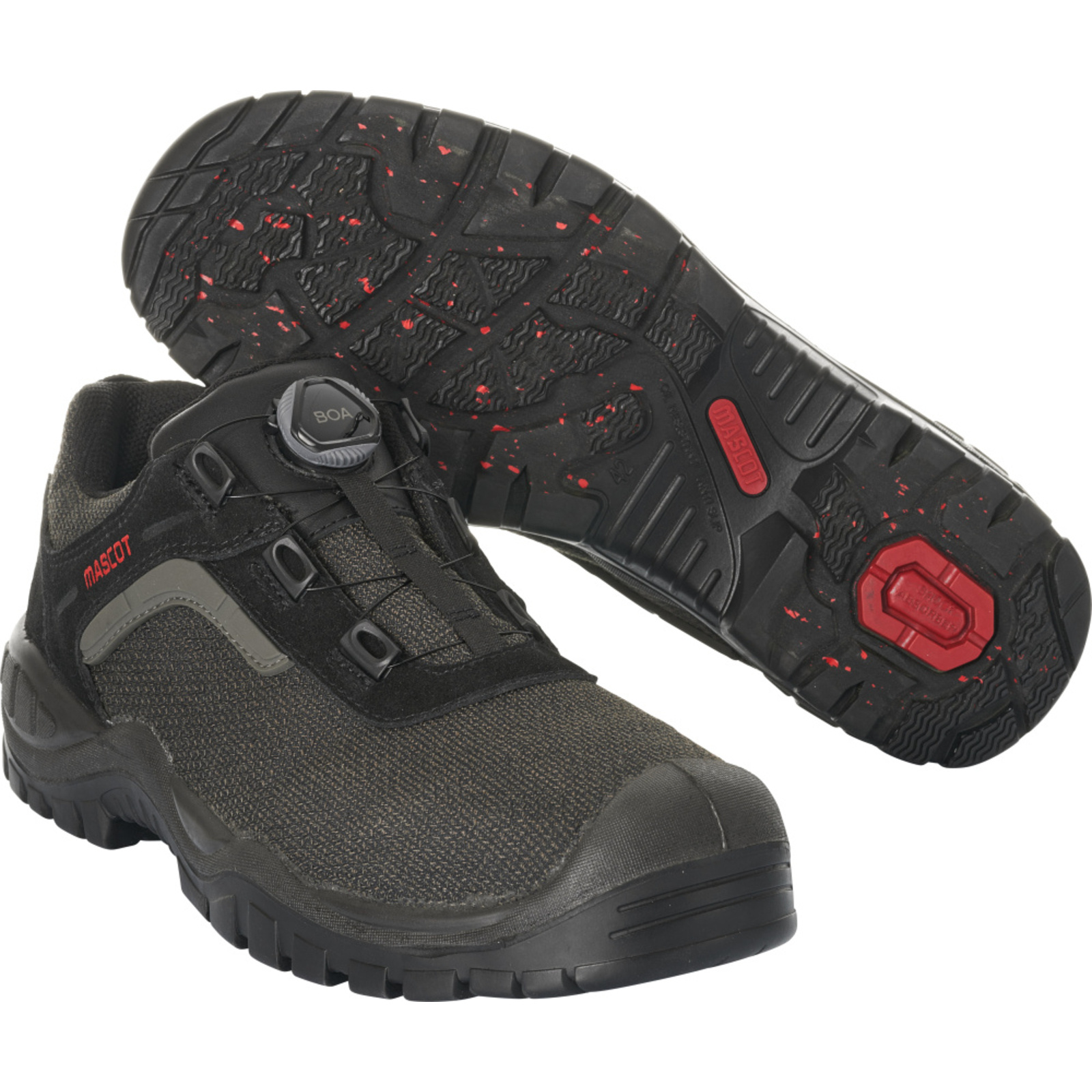 Chaussures de sécurité basses Noir S3 BOA Dyneema CORDURA MASCOT - F0461-771-09