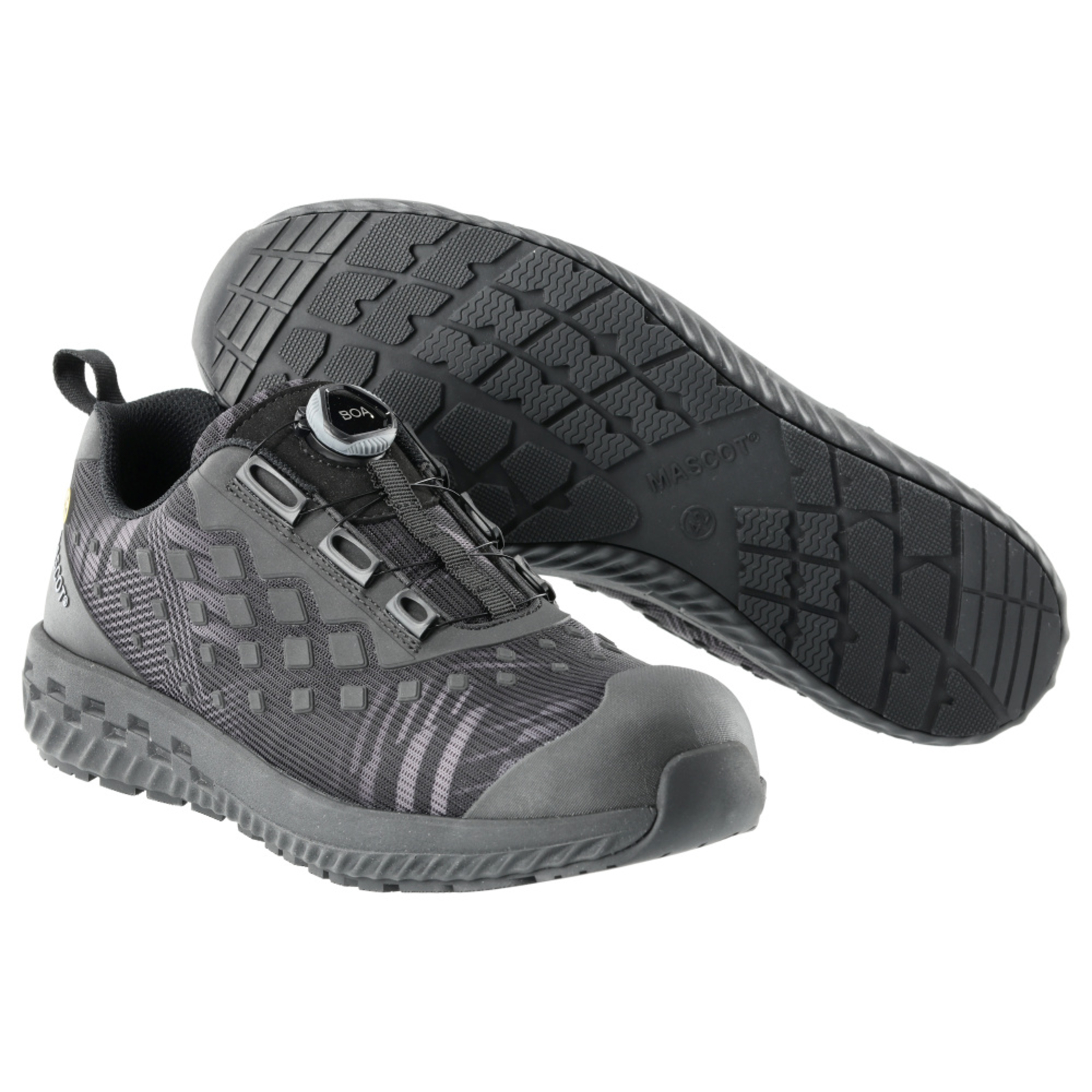 Chaussures de sécurité basses Noir S1PL BOA Polyamide MASCOT - F0650-704-09