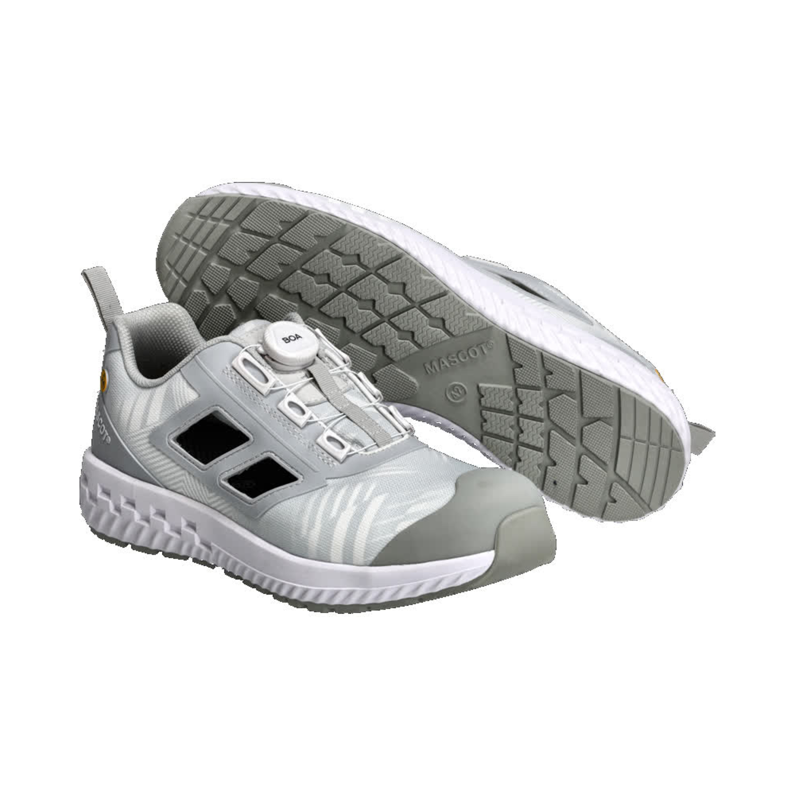 Sandales de sécurité Blanc/Gris chiné clair S1PL BOA Polyamide MASCOT - F0651-704-0688