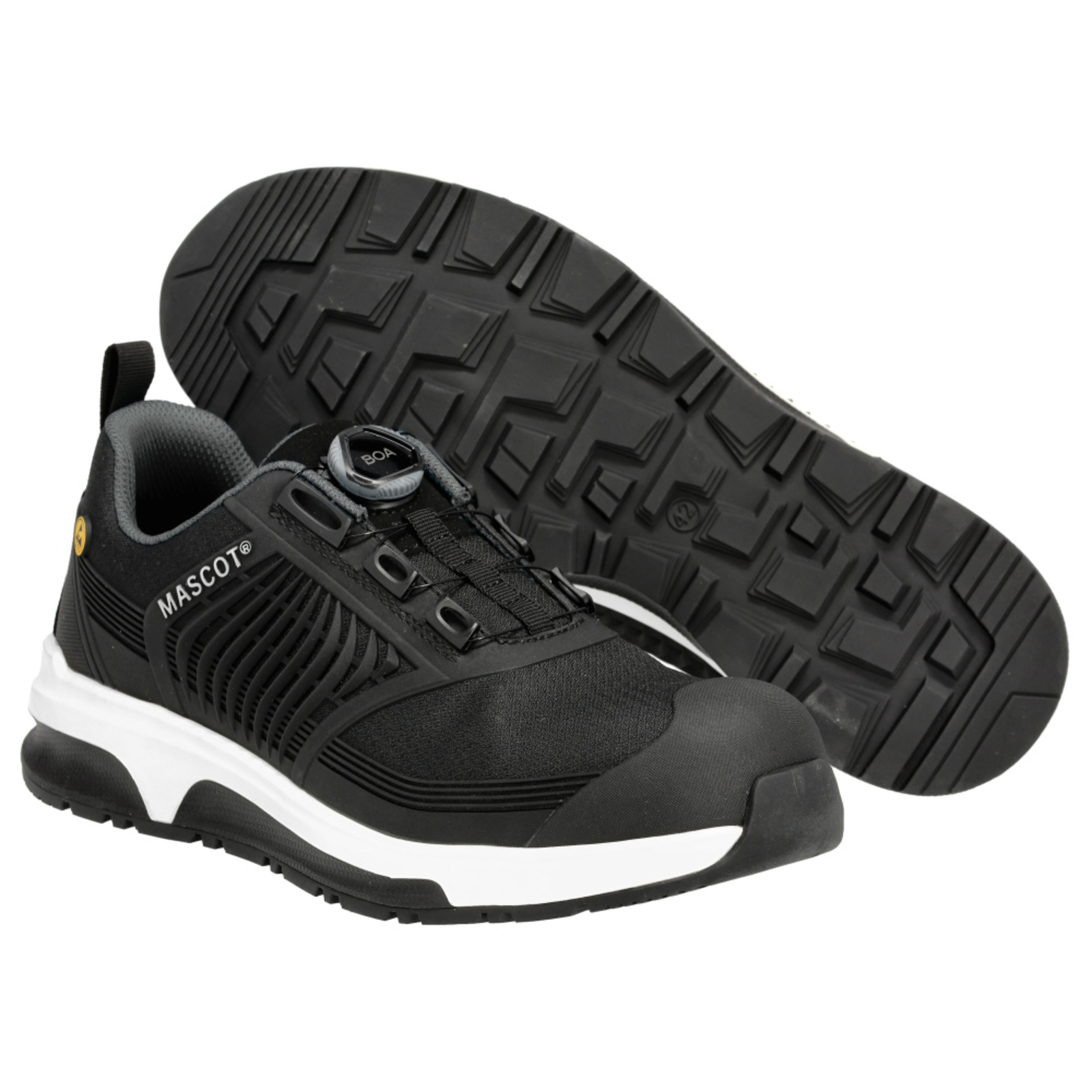 Chaussures de sécurité basses Noir S1PL BOA Polyamide MASCOT - F0660-709-09