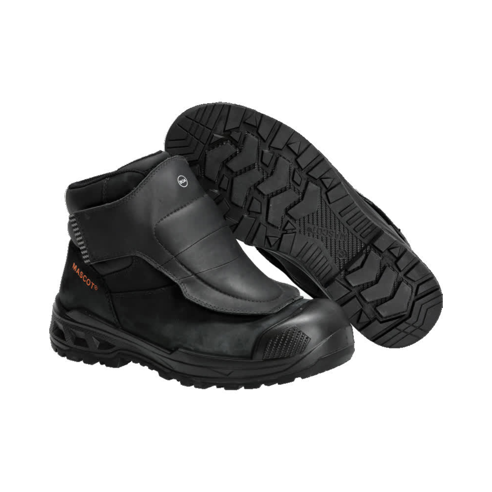 Bottines de sécurité Noir S3S BOA Nubuck MASCOT - F1102-901-09