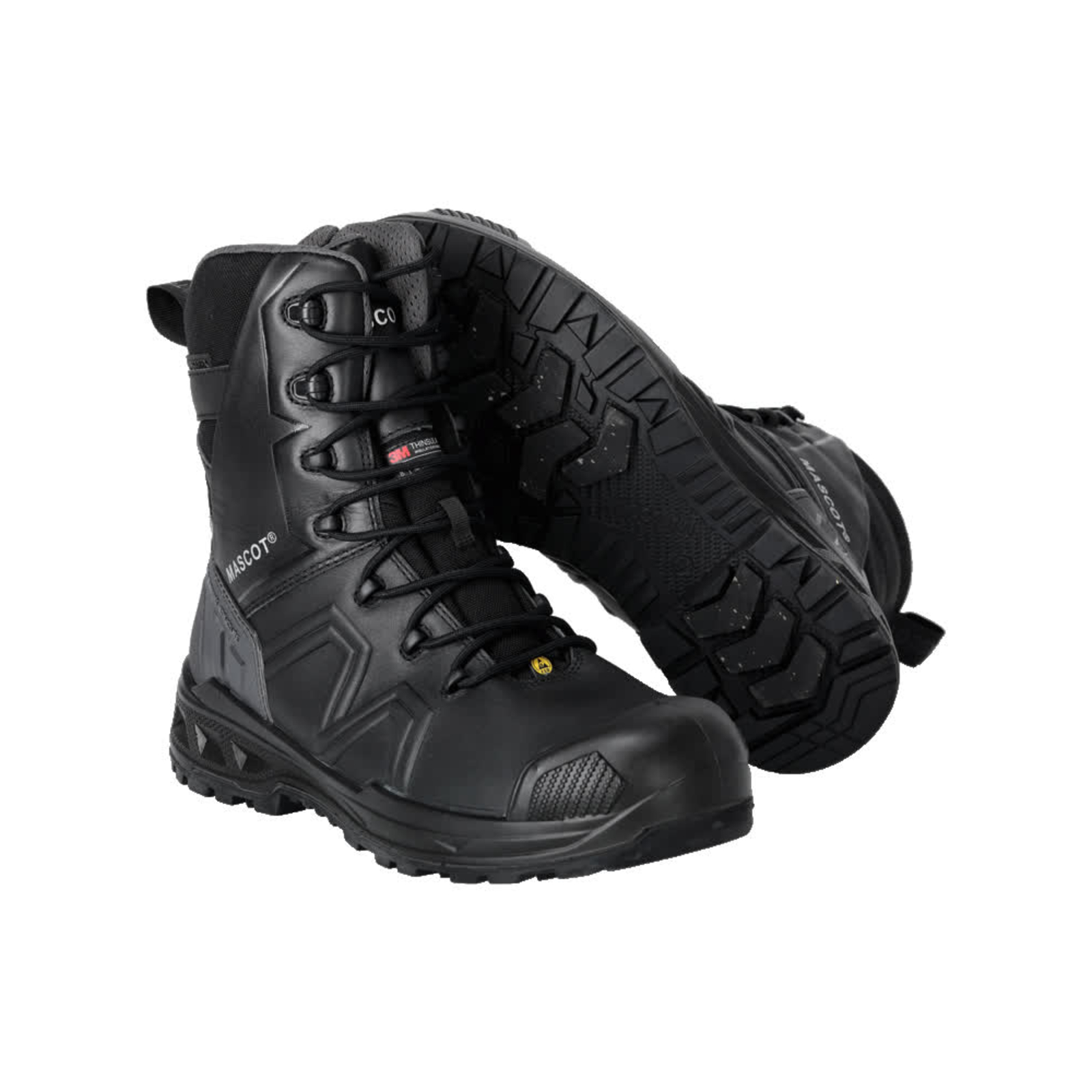 Chaussures de sécurité hautes Noir S7S Cuir MASCOT - F1107-902-09
