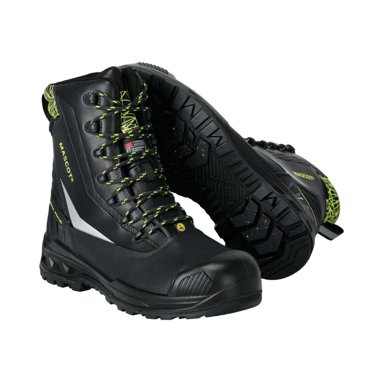 Chaussures de sécurité hautes Noir S7S Cuir MASCOT - F1300-902-09