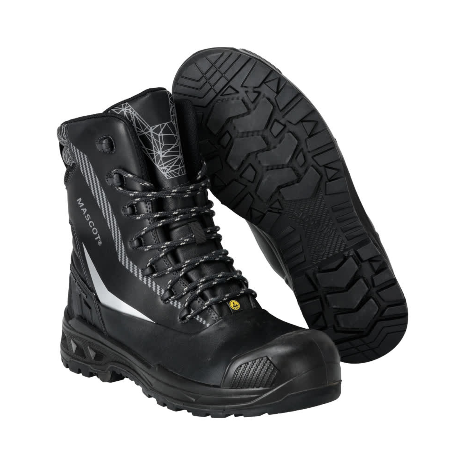 Chaussures de sécurité hautes Noir S7S Cuir MASCOT - F1303-902-09