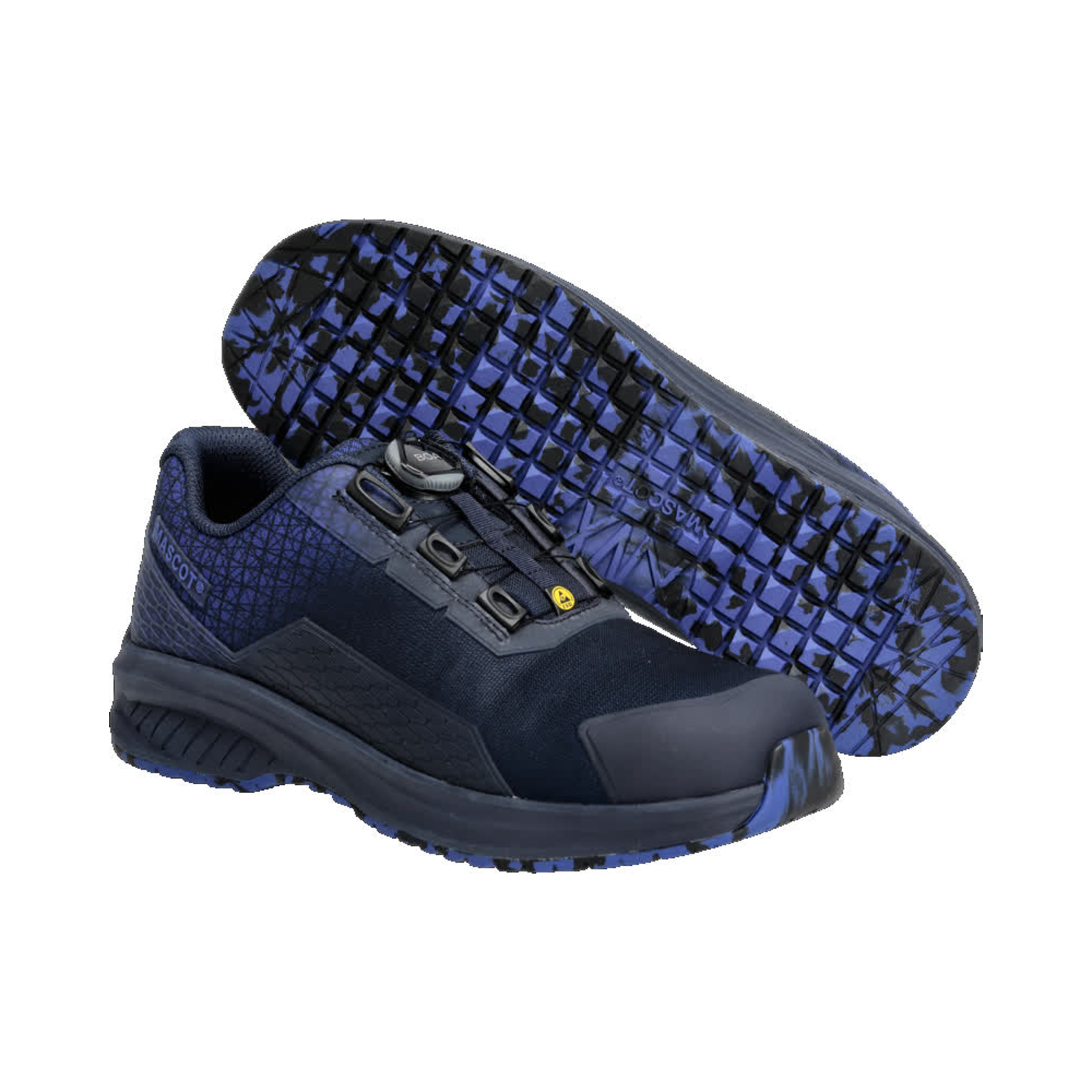 Chaussures de sécurité basses Marine foncé/Bleu olympien S3S BOA MASCOT - F1501-909-01091
