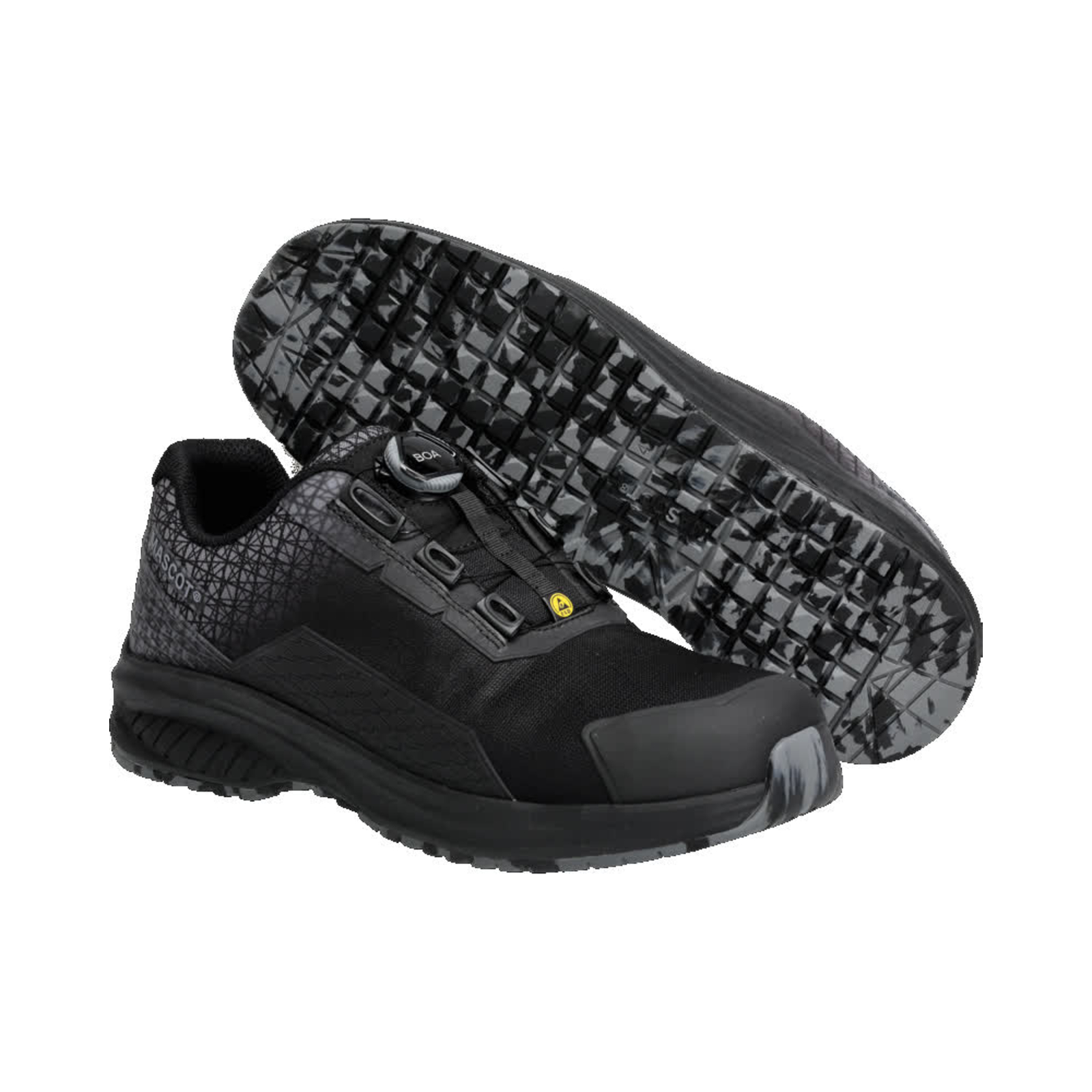 Chaussures de sécurité basses Noir S3S BOA MASCOT - F1501-909-09