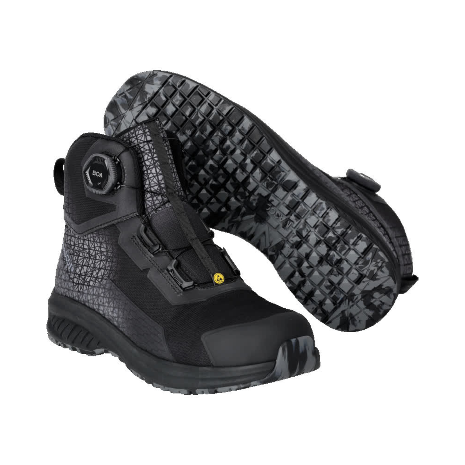 Bottines de sécurité Noir S3S BOA MASCOT - F1502-909-09
