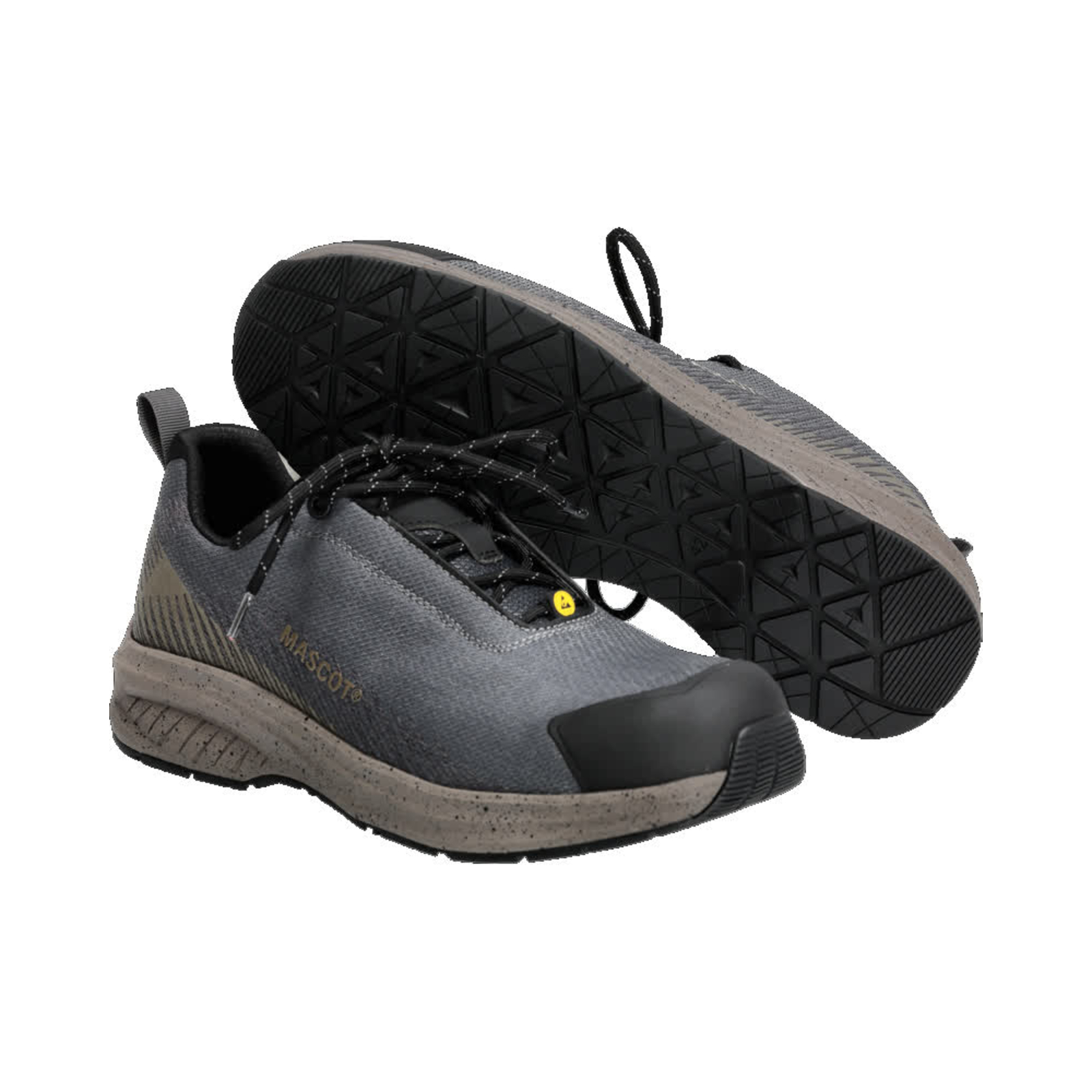 Chaussures de sécurité basses Gris anthracite/Brun taupe S1PS MASCOT - F1600-909-8956