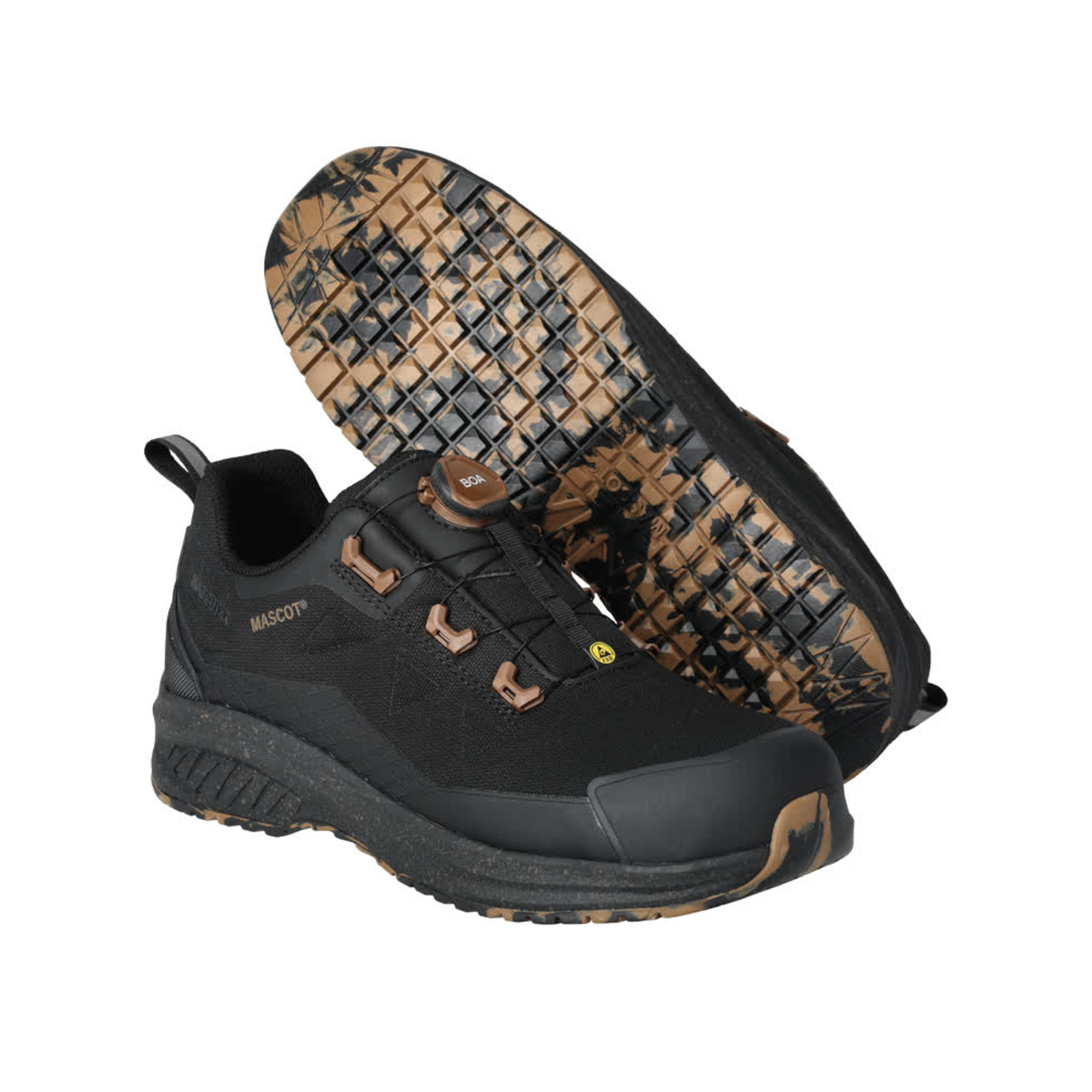 Chaussures de sécurité basses Noir S7S BOA MASCOT - F1603-702-09