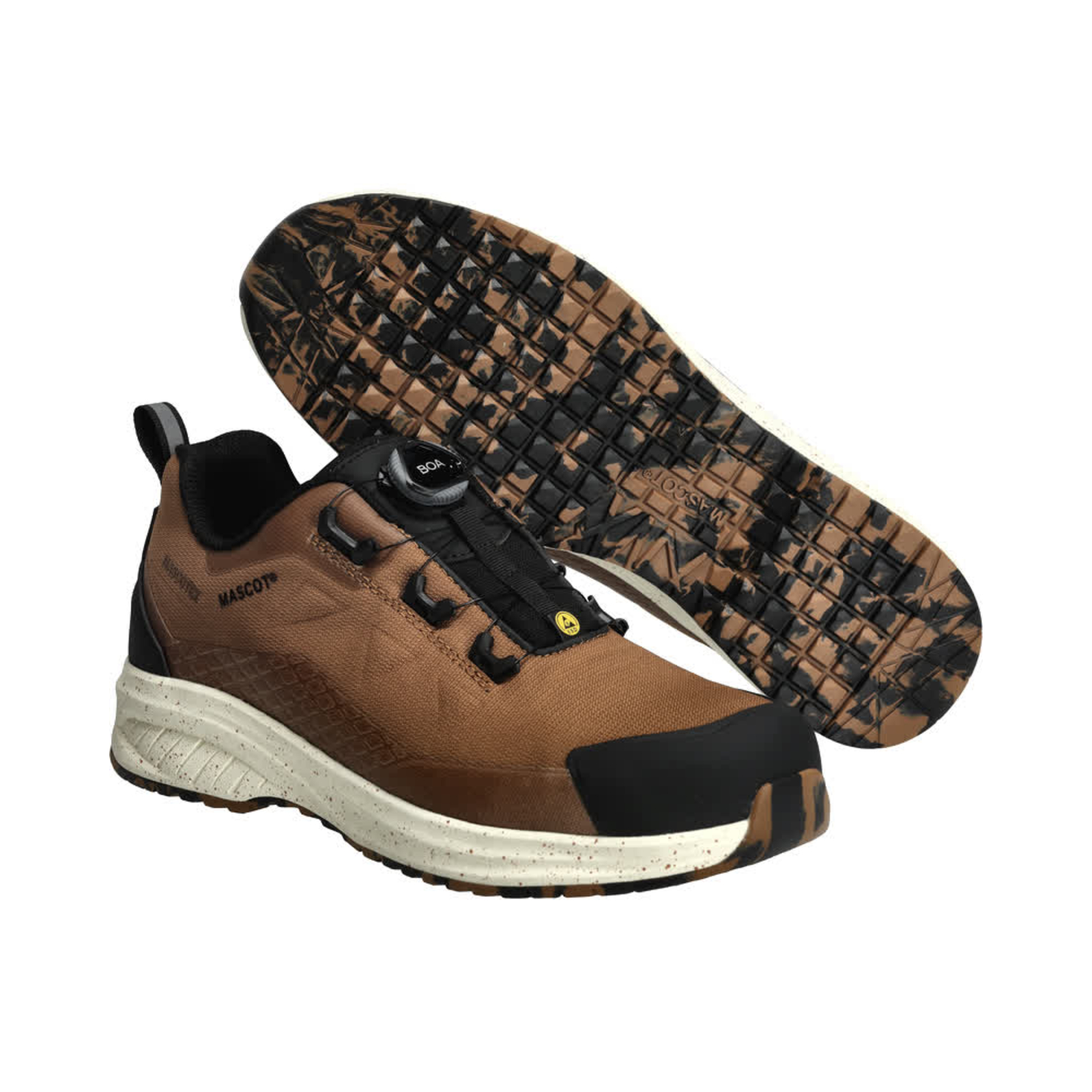 Chaussures de sécurité basses Brun noisette S7S BOA MASCOT - F1603-702-54