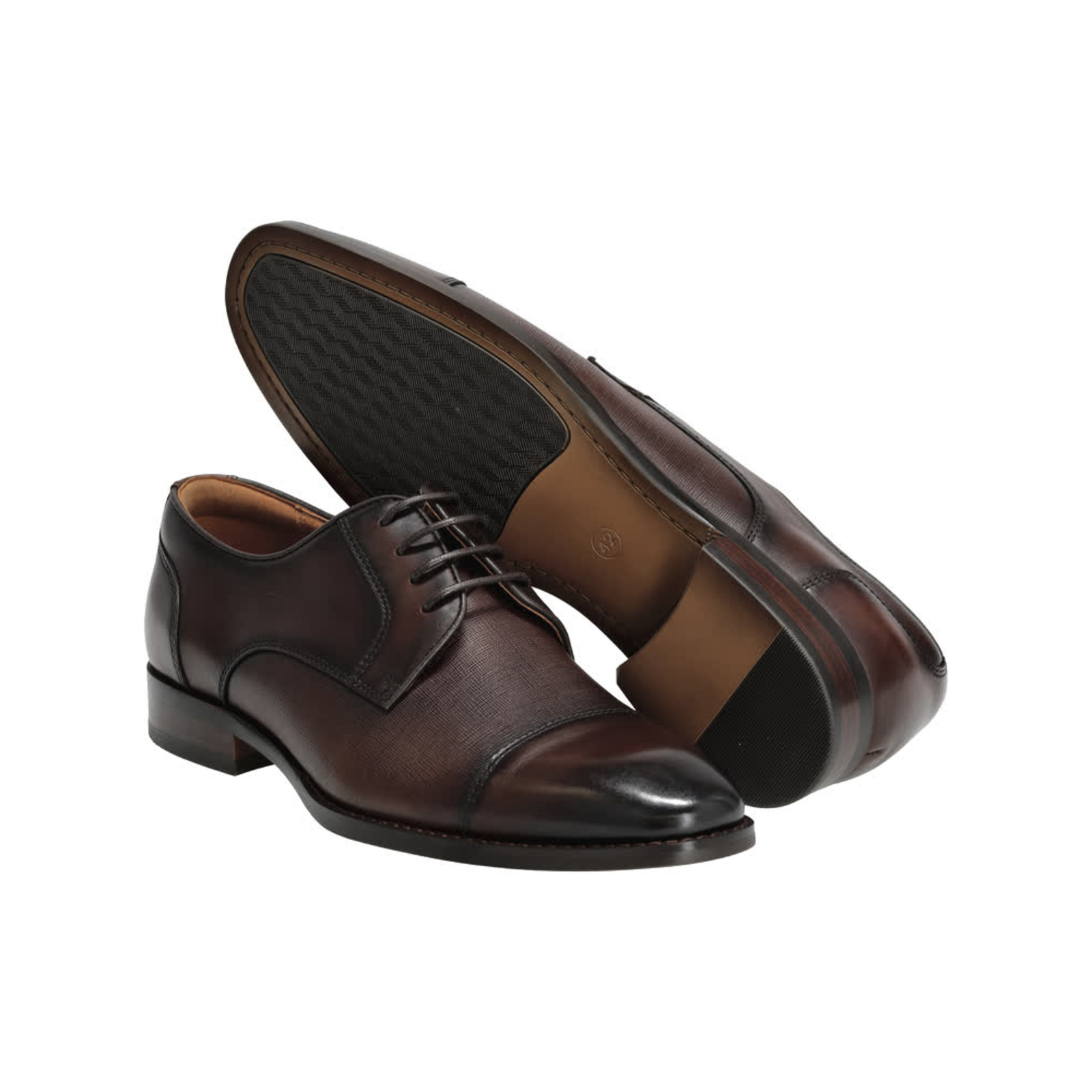 Chaussures de bureau Marron foncé Cuir MASCOT - F3000-902-50
