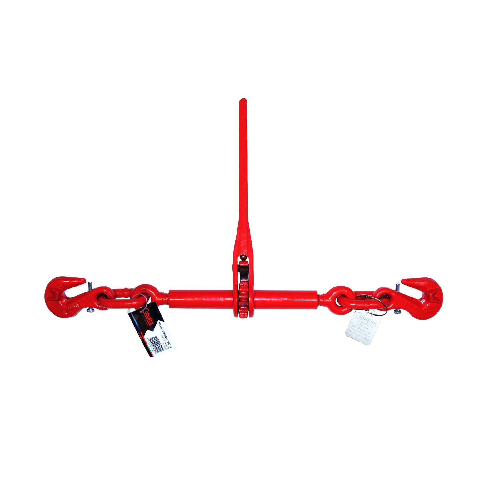 TENDEUR ARRIMAGE CLIQUET CHAINE D6MM 2 CROCHETS LINGUET SECURITE COBALTIX -MACLB08