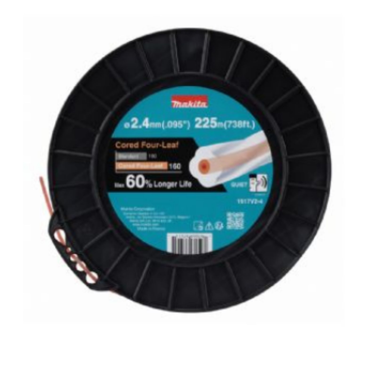 Fil nylon torsadé avec noyau Ø2,4 mm x 225 m MAKITA - 1917V2-4