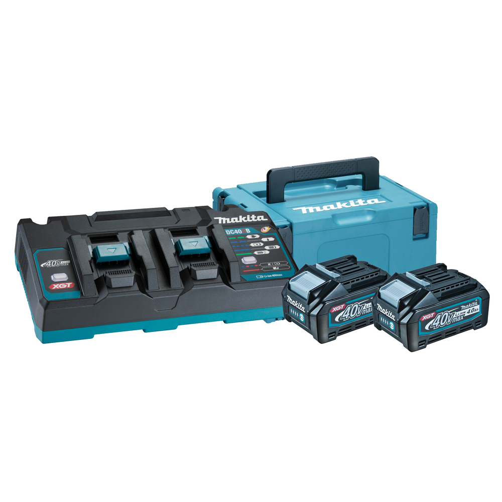 PACK 2xBL4040 DC40RB MAKPAC3 - MAKITA - 191U00-8