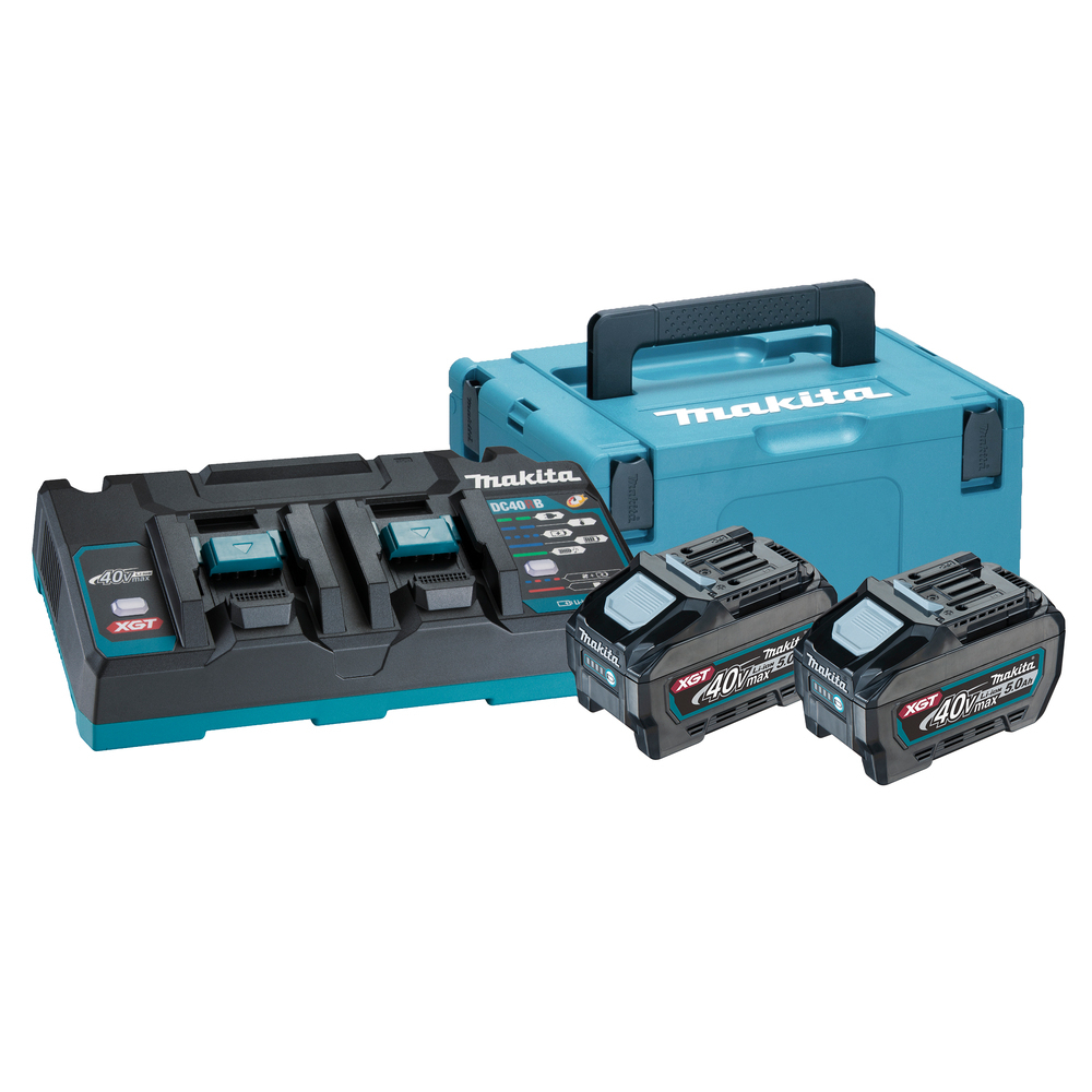 PowerPack XGT 2 batteries BL4050F + un chargeur DC40RB - MAKITA - 191U13-9