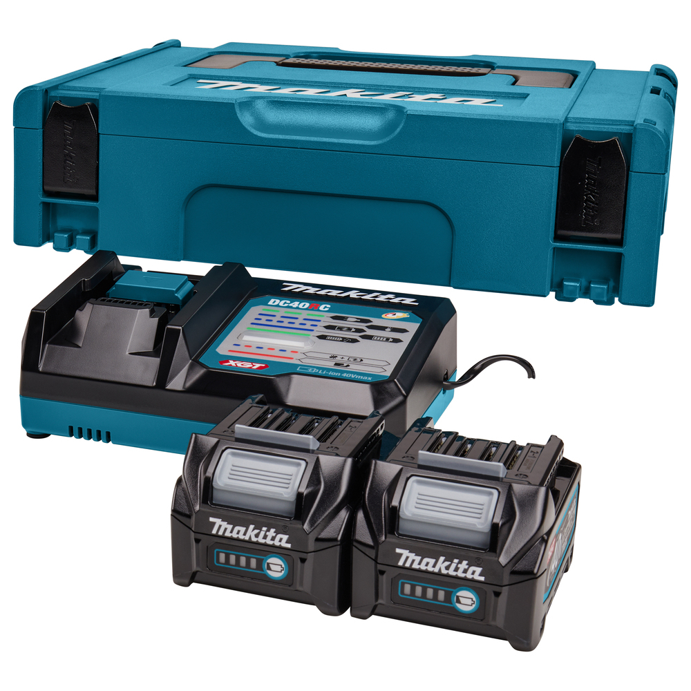 PowerPack XGT 2 batteries BL4025 + un chargeur DC40RC - MAKITA - 191V27-4