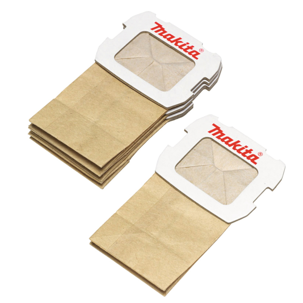 5 Sacs papier pour ponceuse vibrante et excentrique - MAKITA - 194746-9