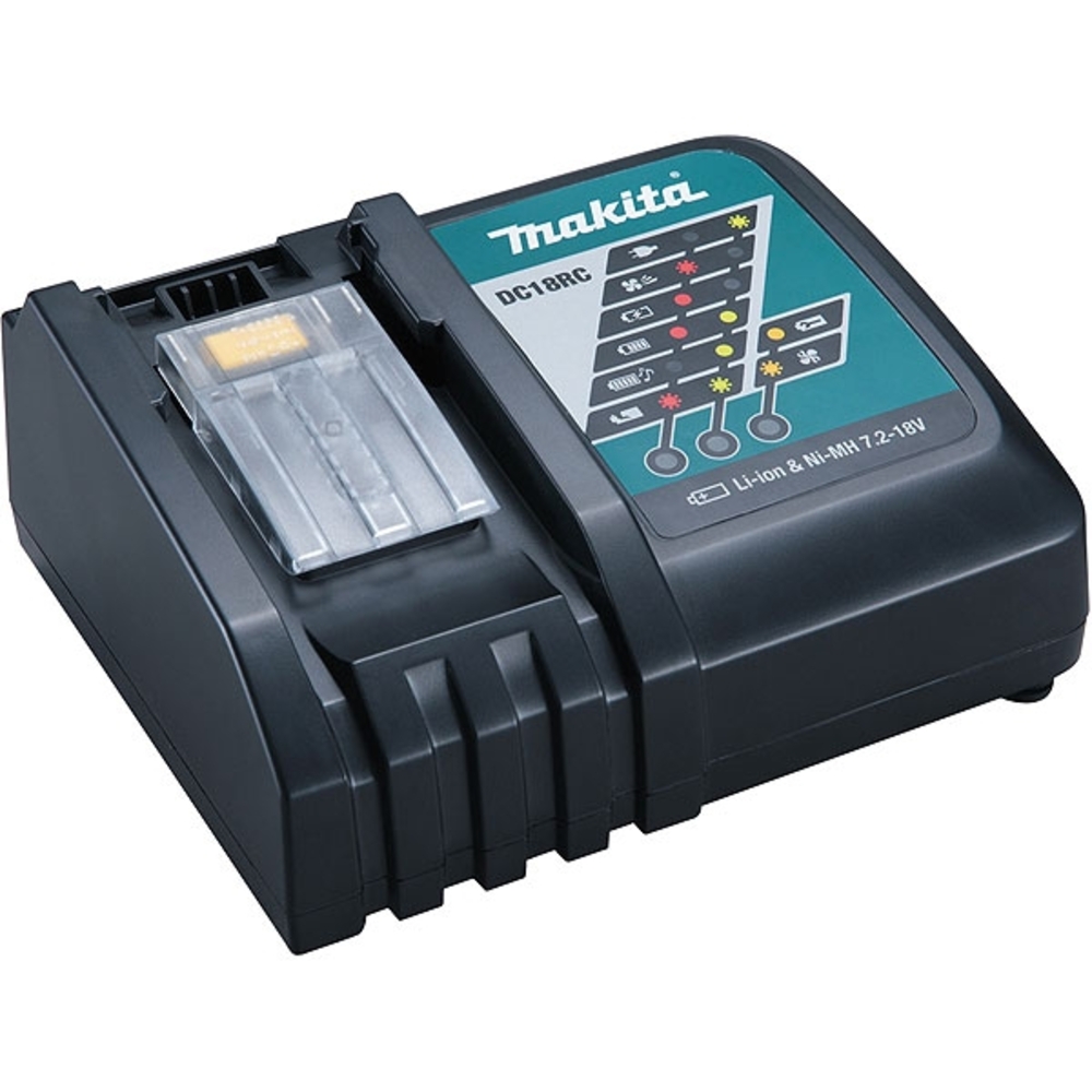 CHARGEUR RAPIDE MAKSTAR LI-ION, NI-MH 9,6 À  18 V DC18RC - MAKITA - 195584-2