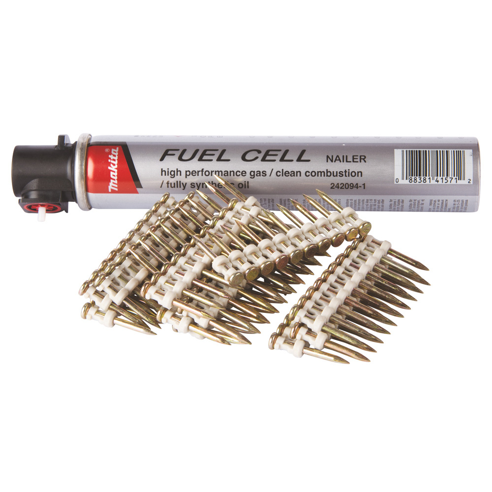 CLOUS BÉTON C6 2,6X30MM 1000PCS + 1CART - MAKITA - 196292-8