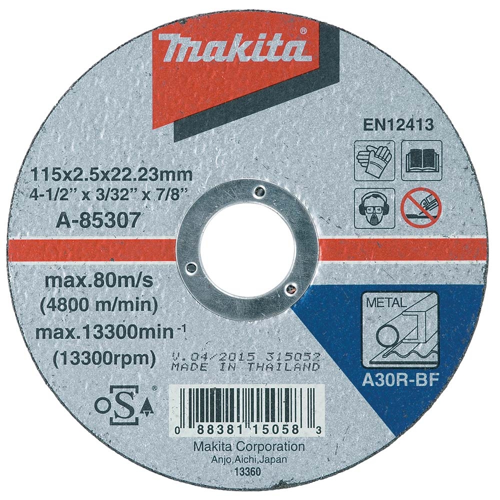 DISC TRONC MET 115X2 5 A30R 2G - MAKITA - A-85307