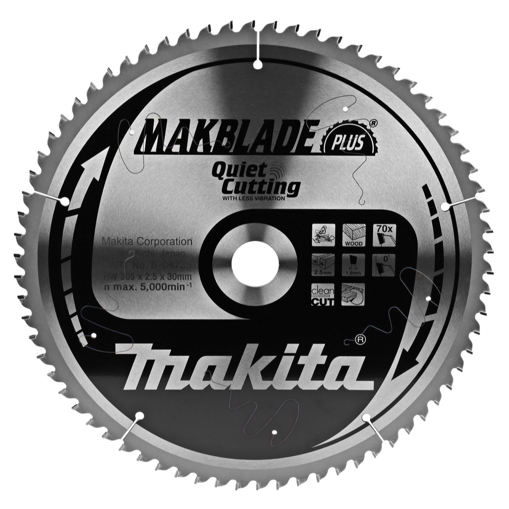 Lames carbure ''Makblade Plus'', pour bois, pour scies radiales 305/30/70 - MAKITA - B-08735