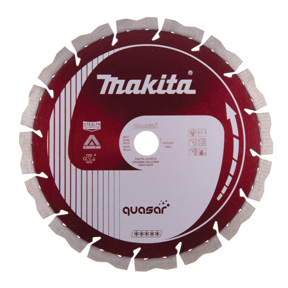 D.DIAM QUASAR230 3D SILENCIEUX - MAKITA - B-12712