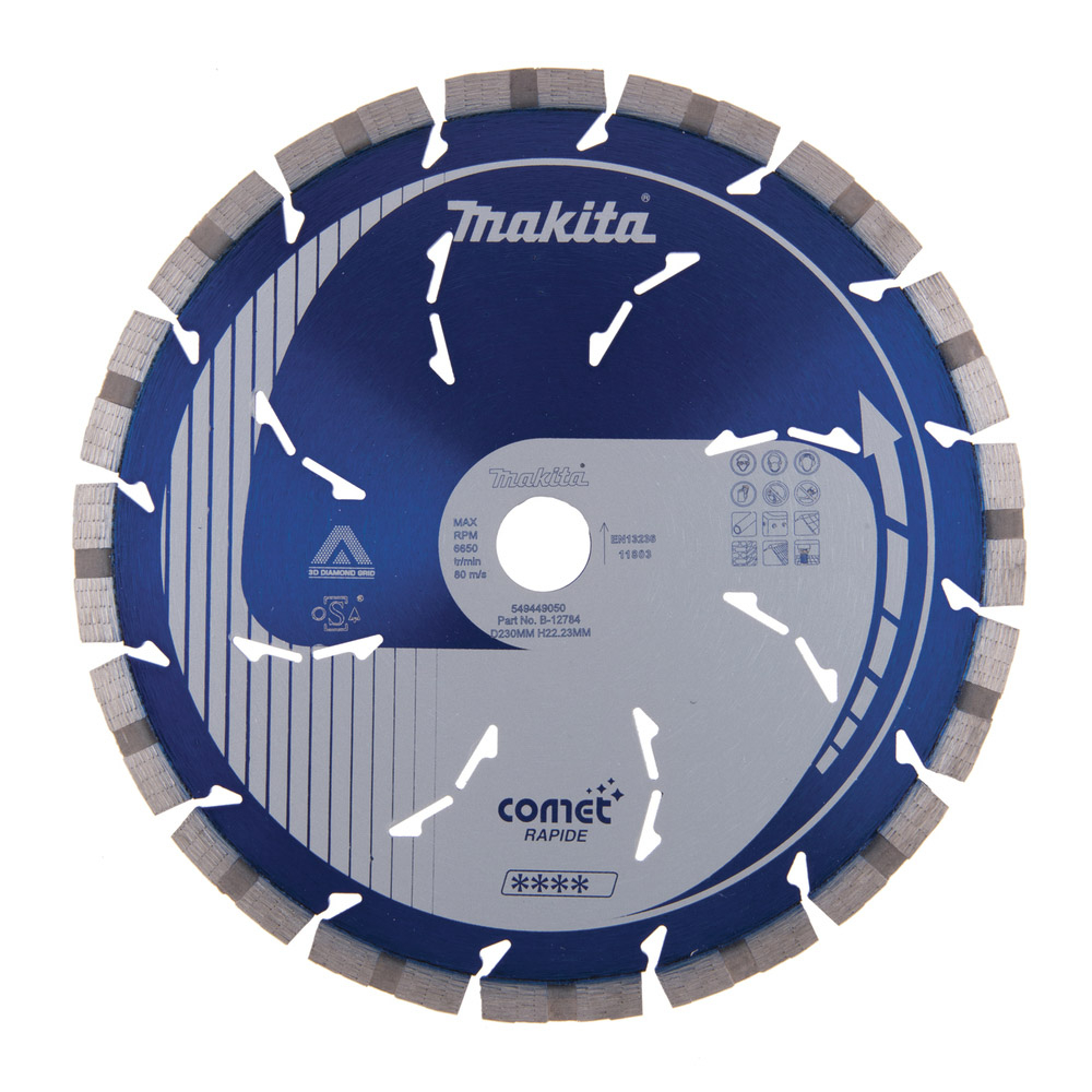 DISQUE DIAMANT COMET 3DDG 230X22,23 MM - MAKITA - B-12784