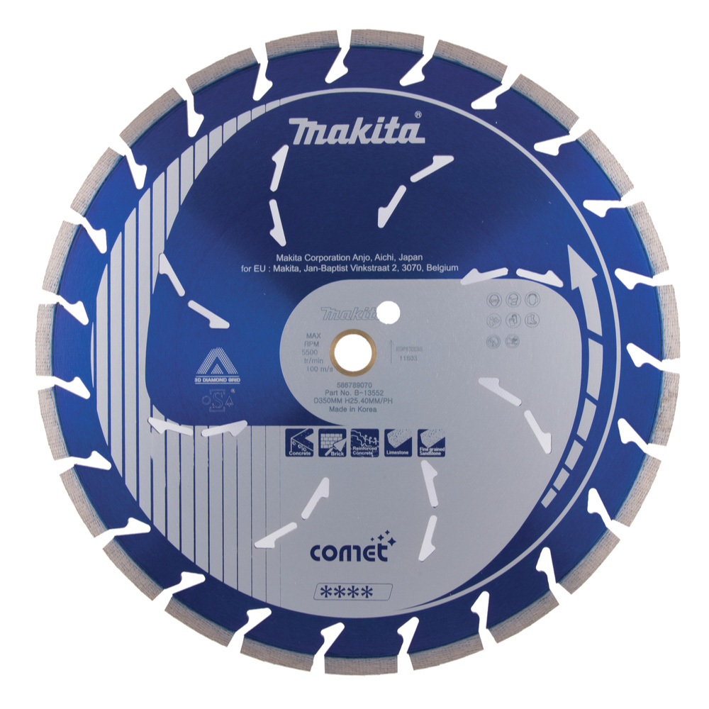 DISQUE DIAMANT COMET 3DDG 350X20/25,4 MM - MAKITA - B-13552