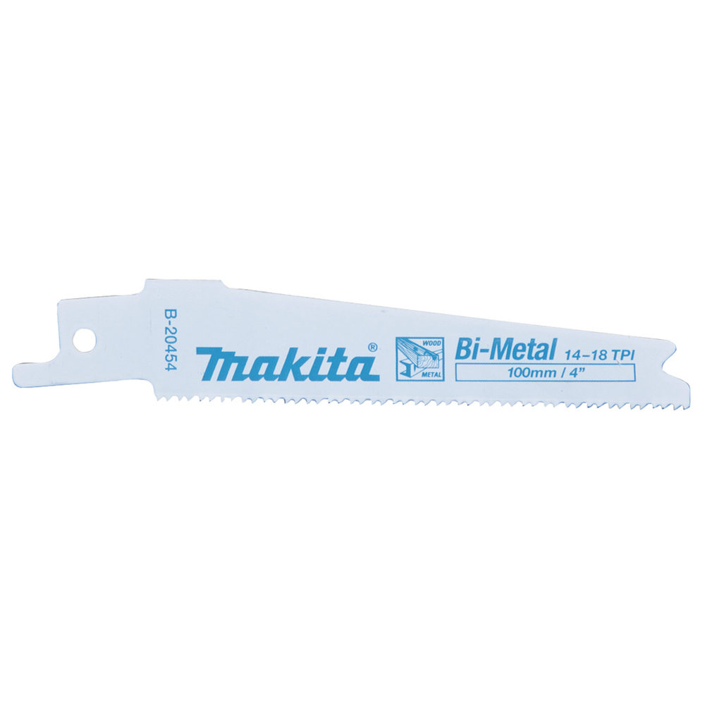 Lames Bi-Métal pour métal (3 à 12 mm) et bois (10 à 50 mm) 100MM MAKITA - B20454