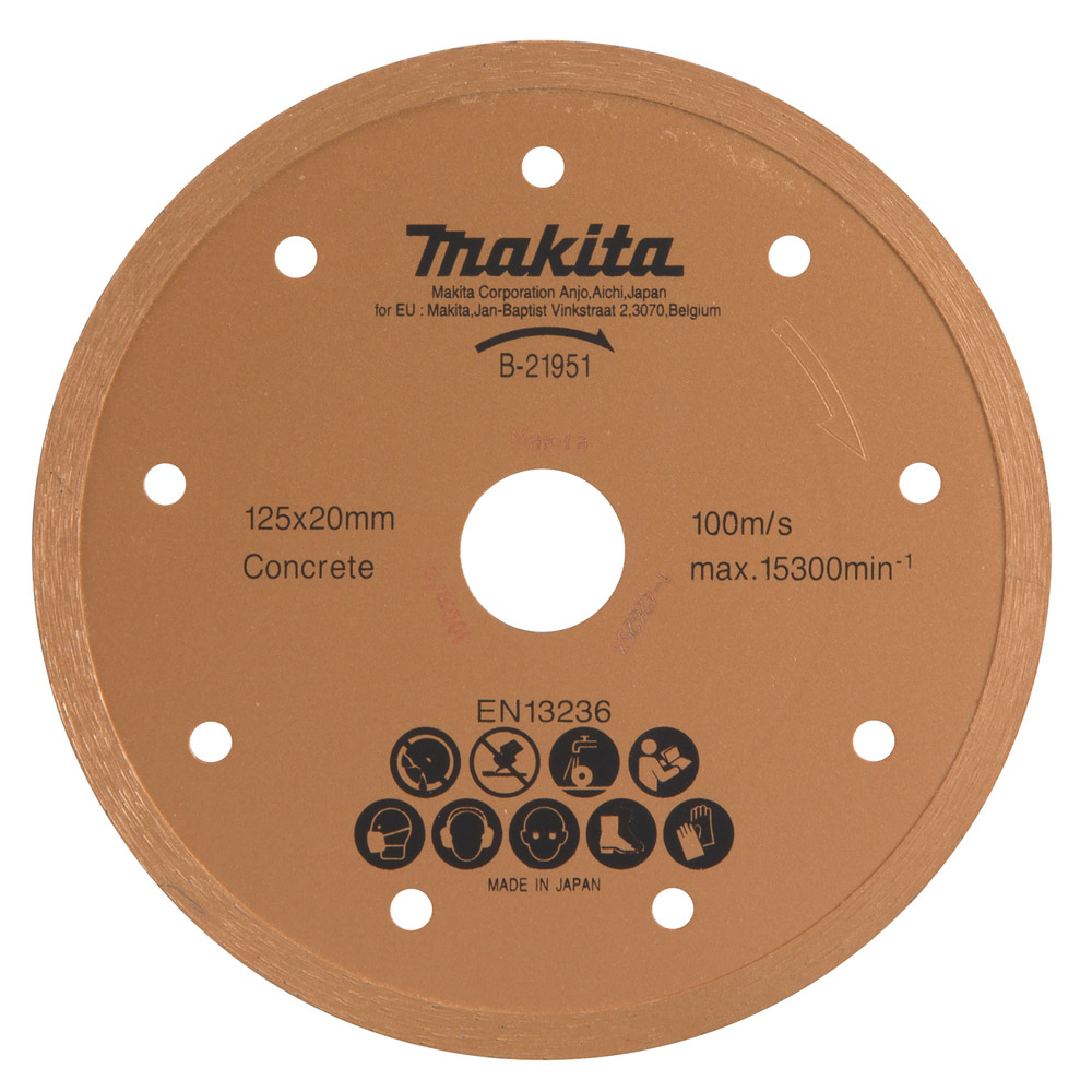 D.DIAMANT 125MM EAU MAKITA - B21951