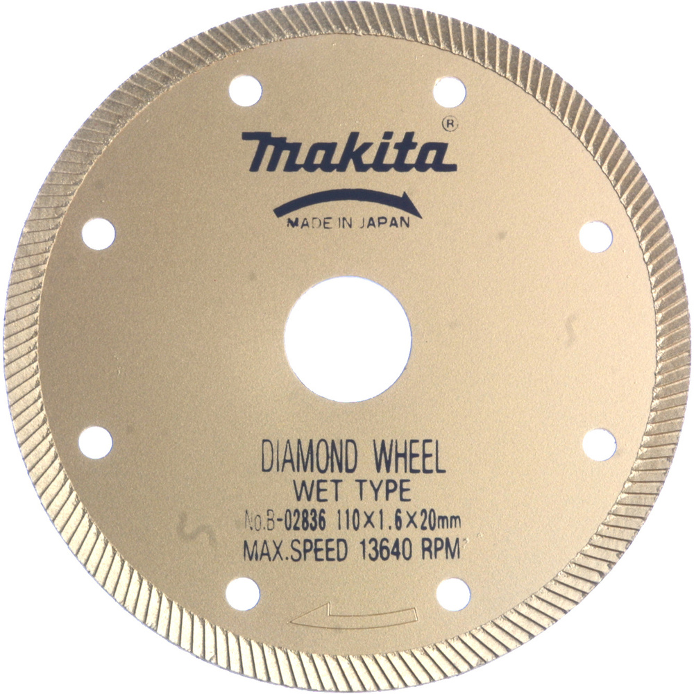 D.DIAMANT 110-20-4,0 TYPE EAU - MAKITA - B-22034