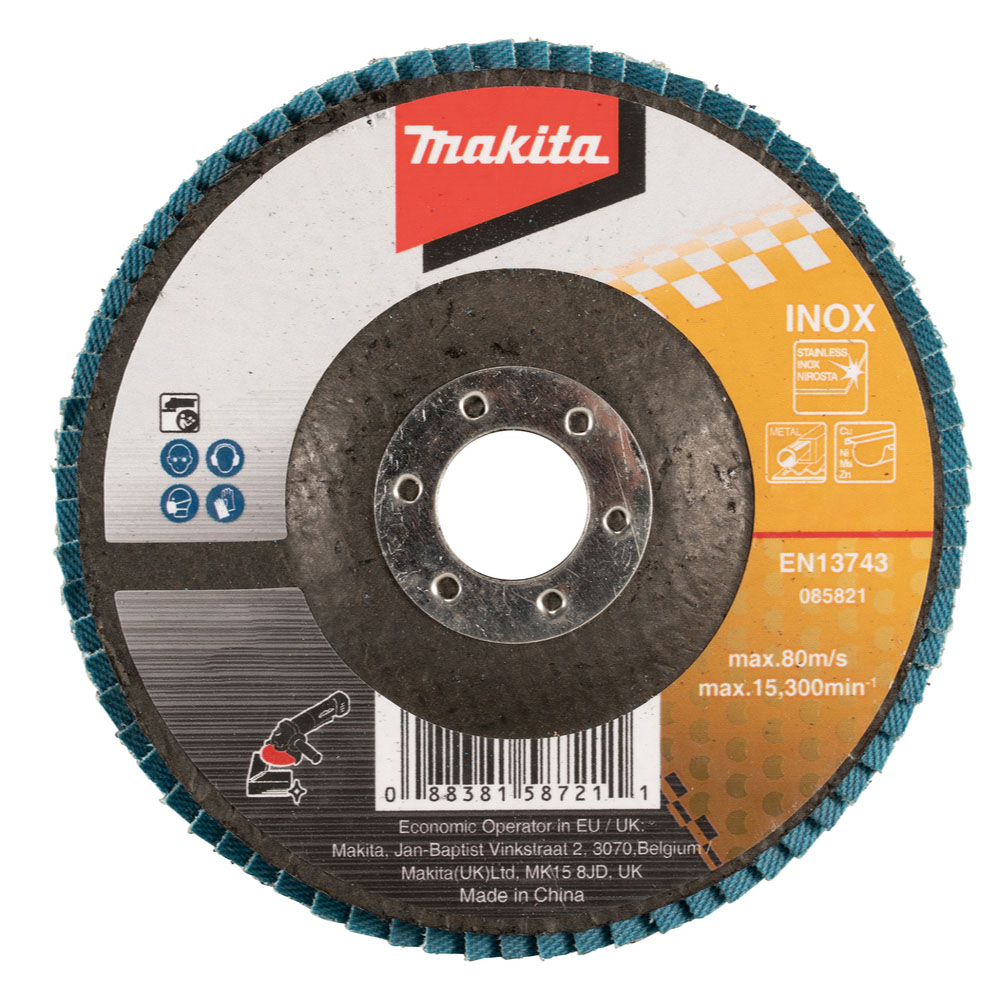 Plateaux à lamelles premium Zirconium x125 Z120 - MAKITA - B-22816