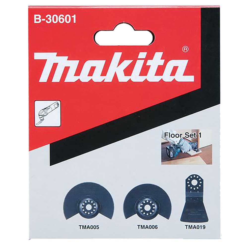 KIT DECOUPEUR-PONCEURS PARQUET (4 PCS) MAKITA - B30601