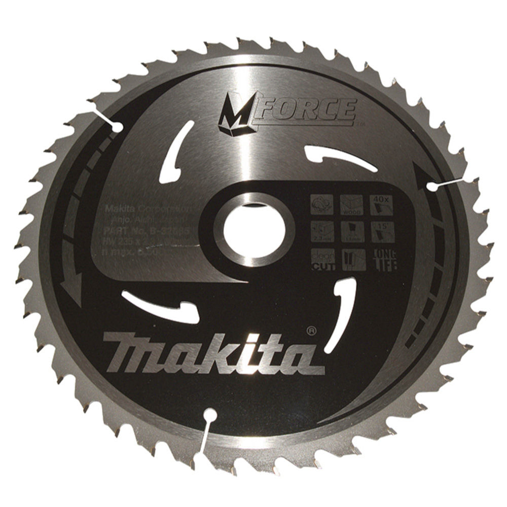 LAME CARBURE MFORCE BOIS 235X30MM 40D - MAKITA - B-32085