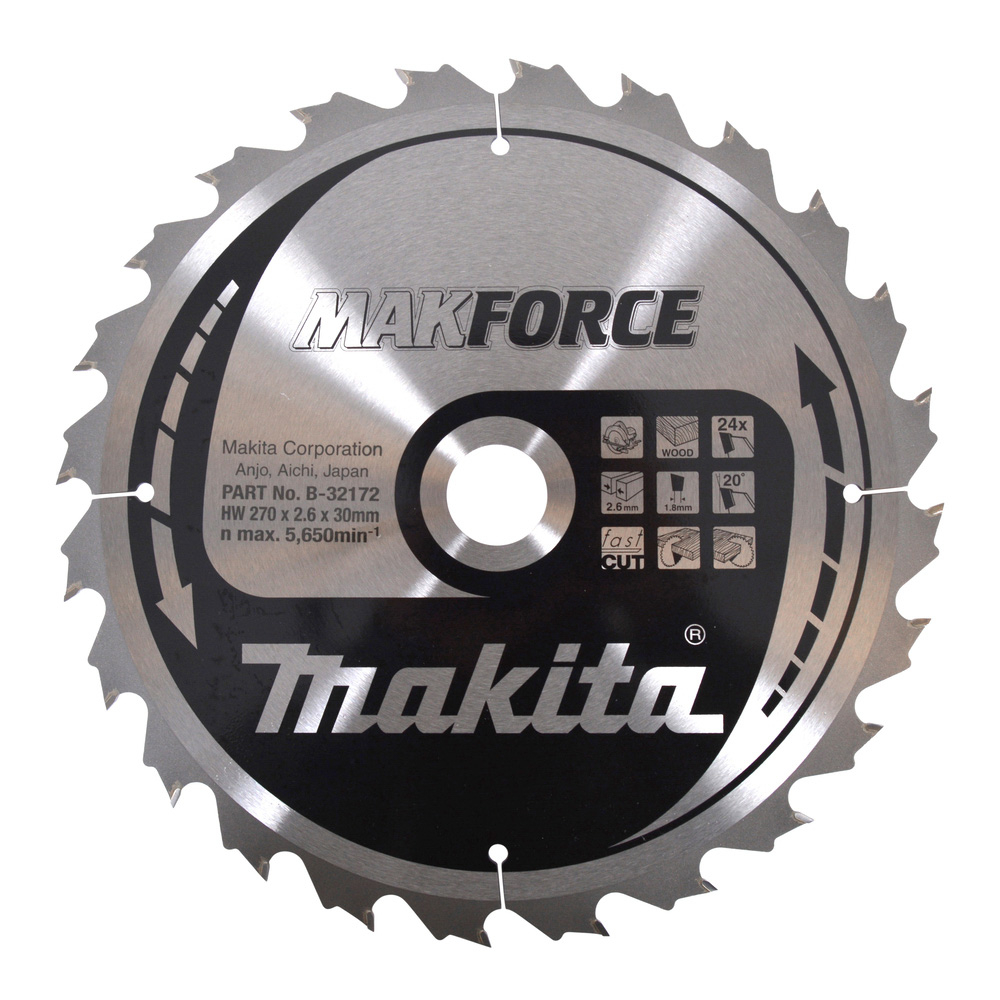 LAM TCT PO MAK 270/30/24 BOIS - MAKITA - B-32172