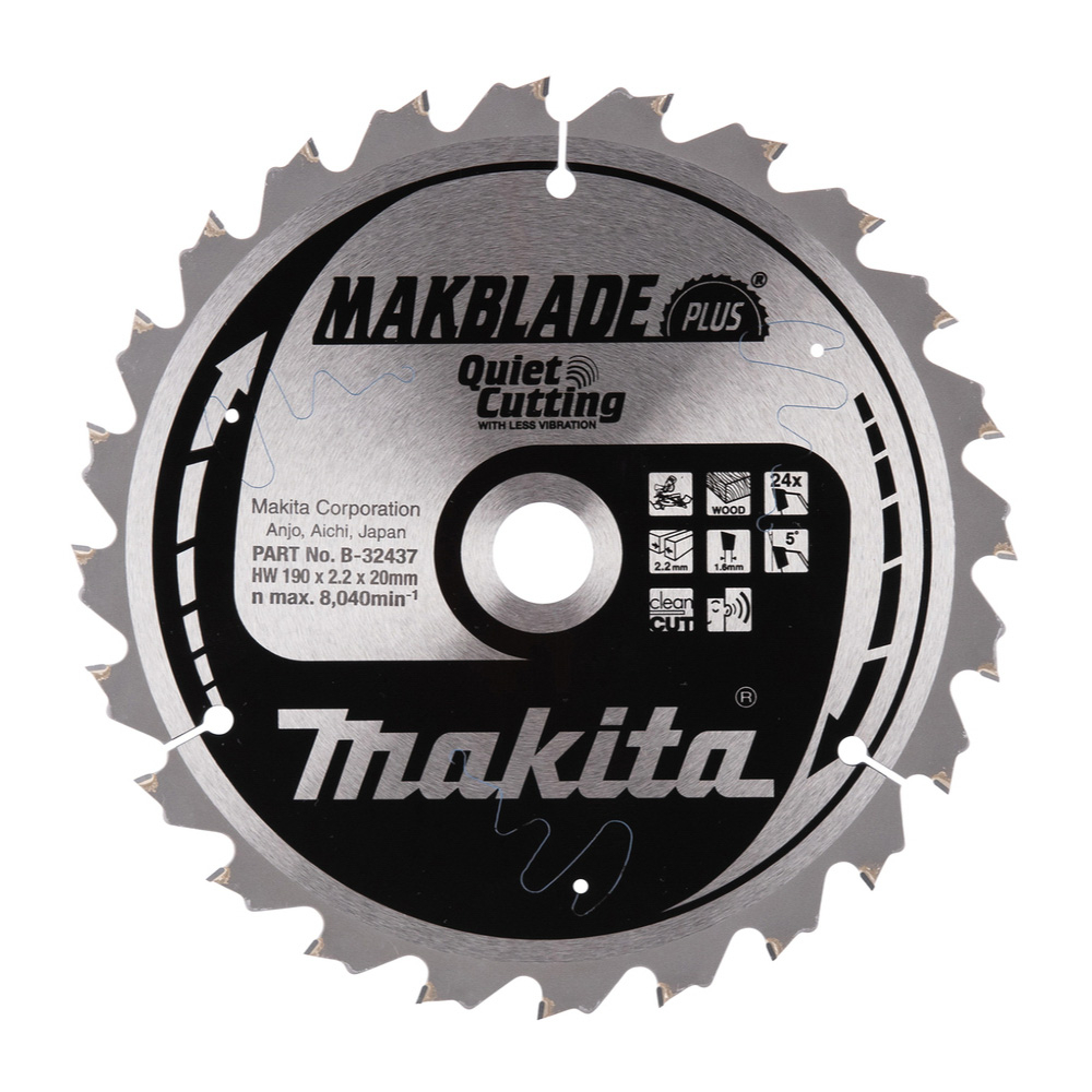 LAM TCT ST MAK+ 190/20/24 BOIS - MAKITA - B-32437