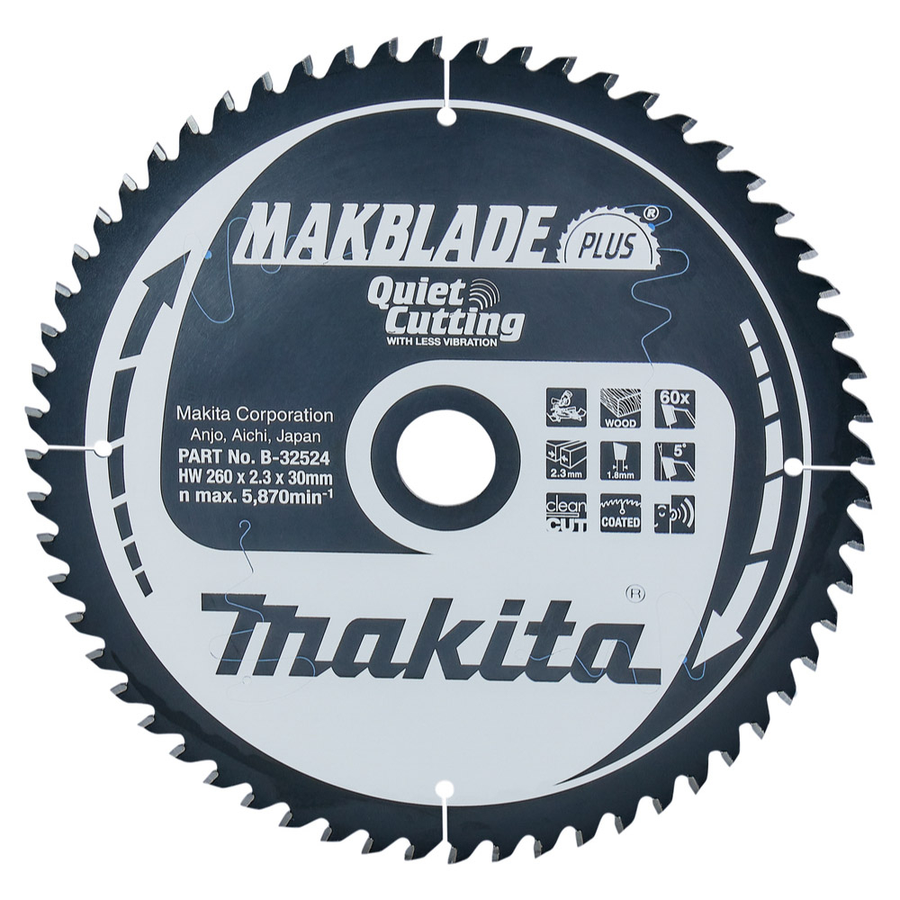 LAM TCT ST MAK+ 260/30/60 BOIS - MAKITA - B-32524