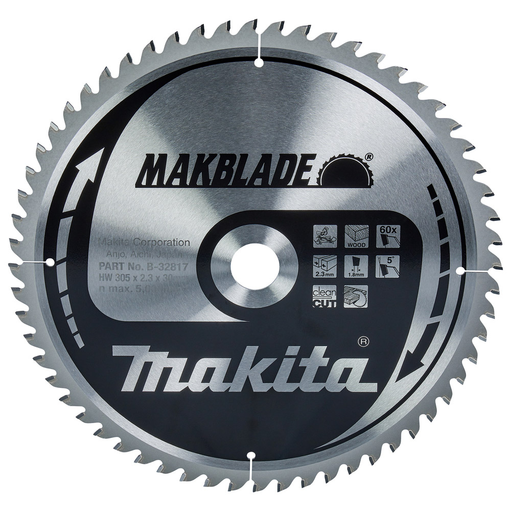 Lame de scie circulaire , Makblade T.C.T, 305 x 30 mm, 60 dents - MAKITA - B-32817