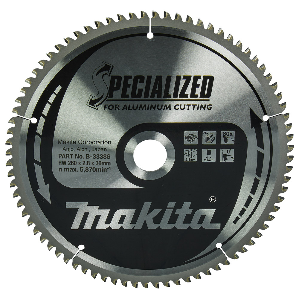 LAM TCT ST 260/30/80 SPE ALU - MAKITA - B-33386