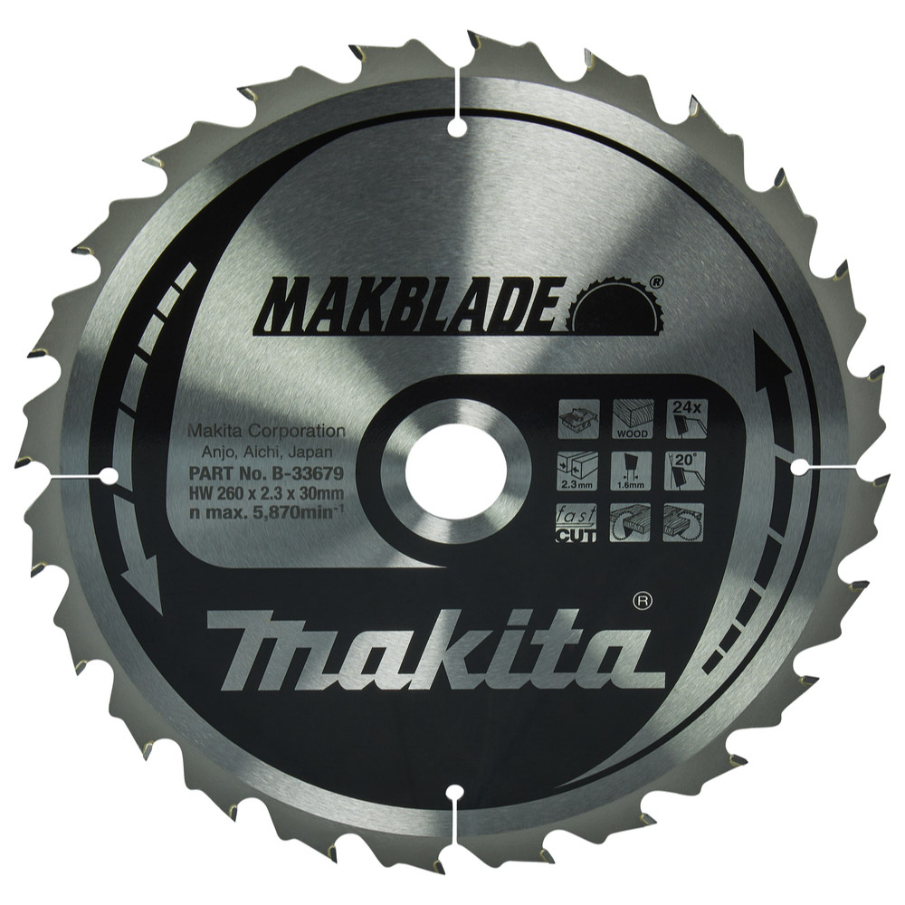 LAM TCT TBL MAK 260/30/24 BOIS - MAKITA - B-33679