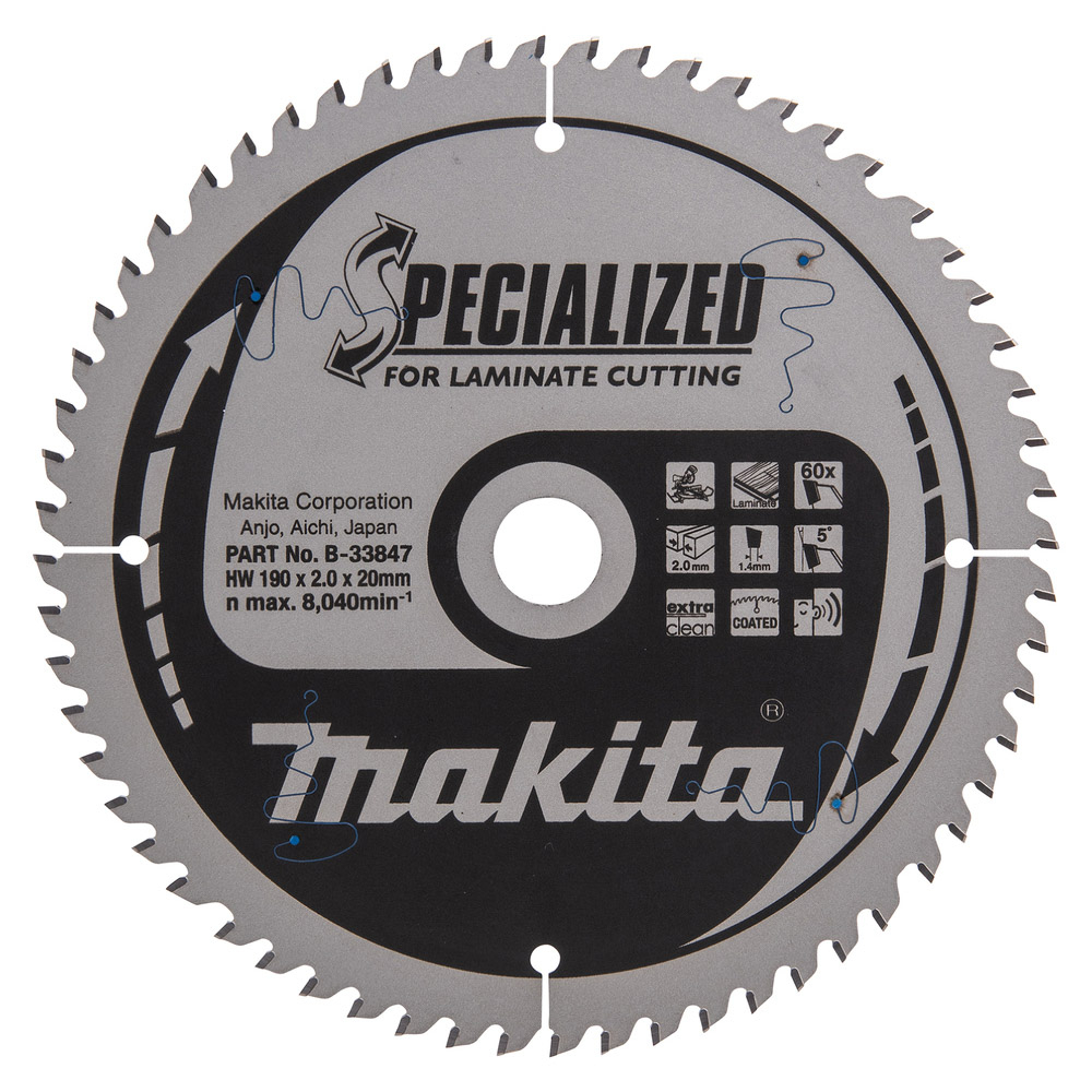 LAM TCT ST 190/20/60 SPE LAMIN - MAKITA - B-33847