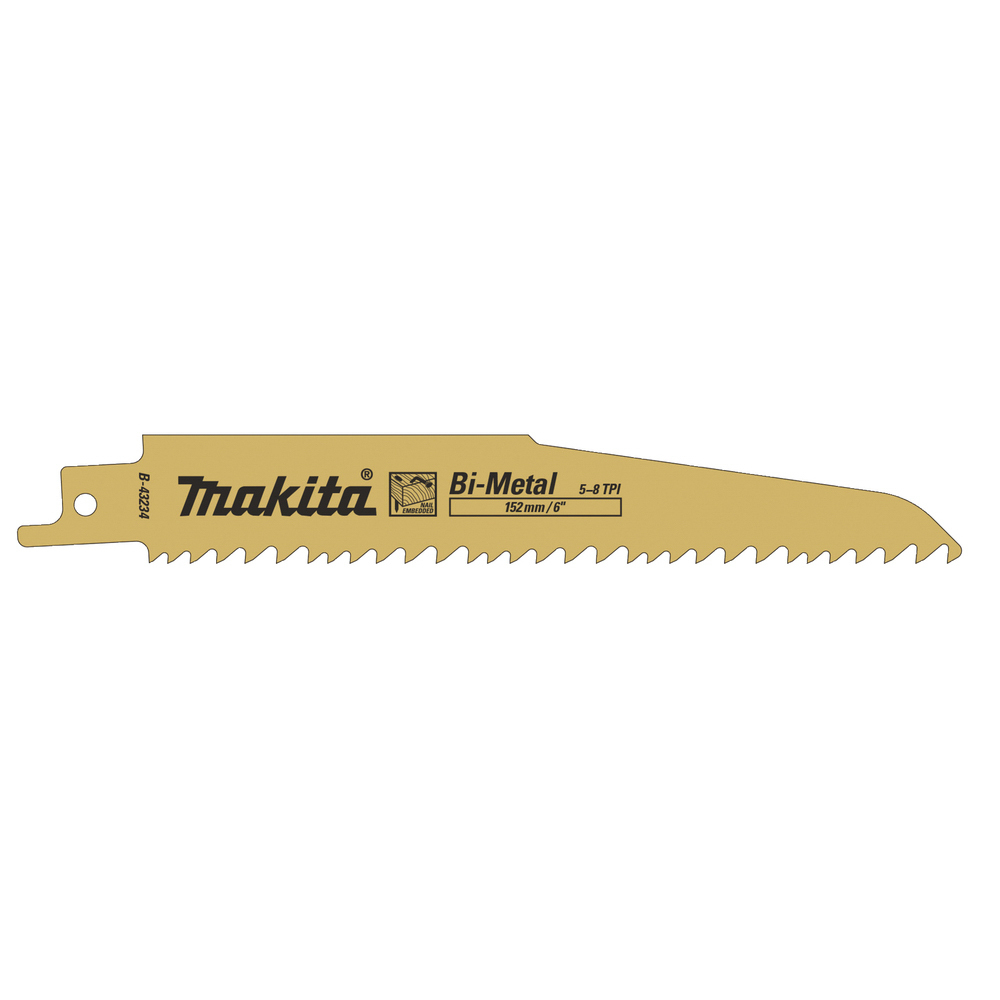 LAME RECIPROSAW BOIS & METAL 5-8 TPI - MAKITA - B-43234