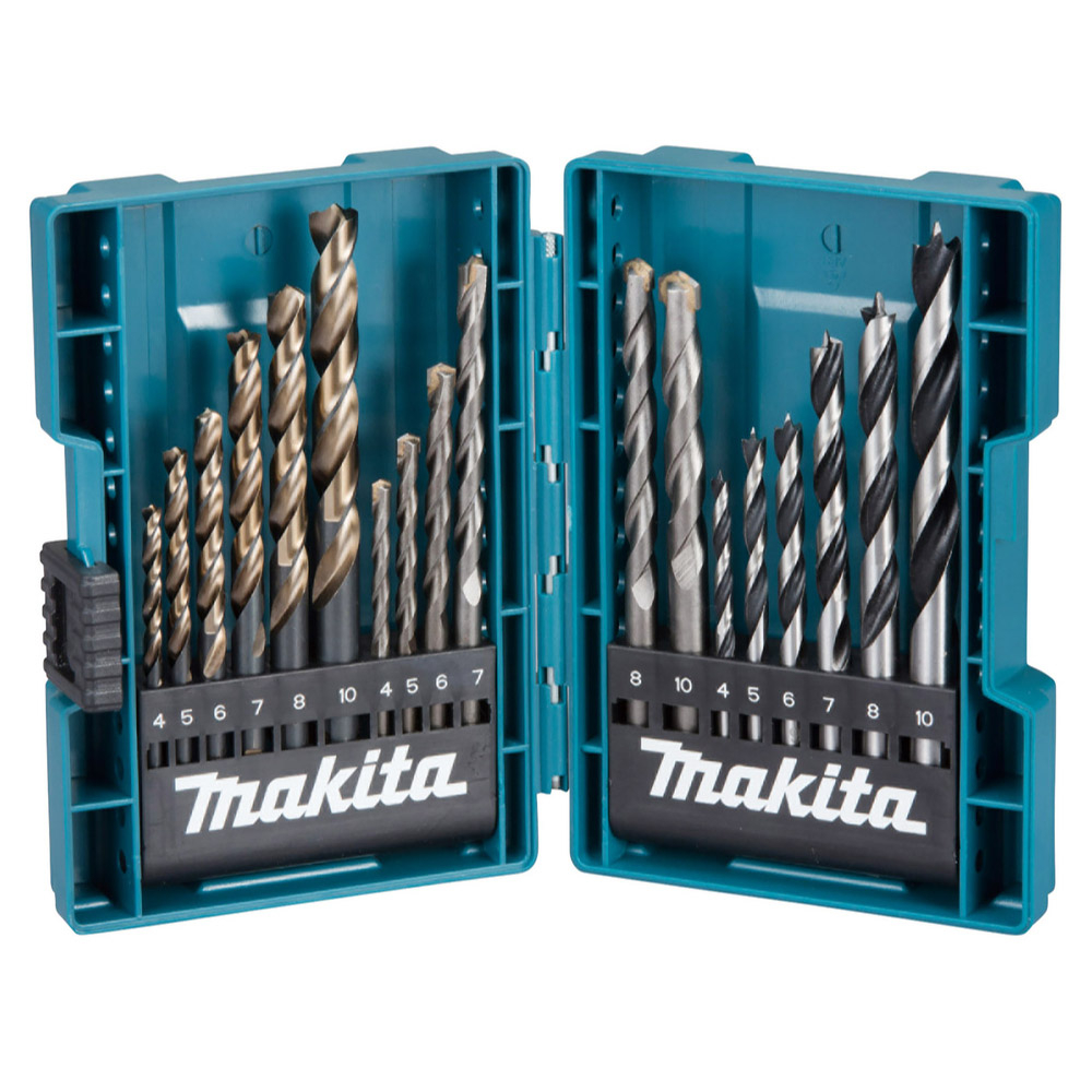 COFFRET BLUE CASE 18 FORETS CYL - MAKITA - B-49432